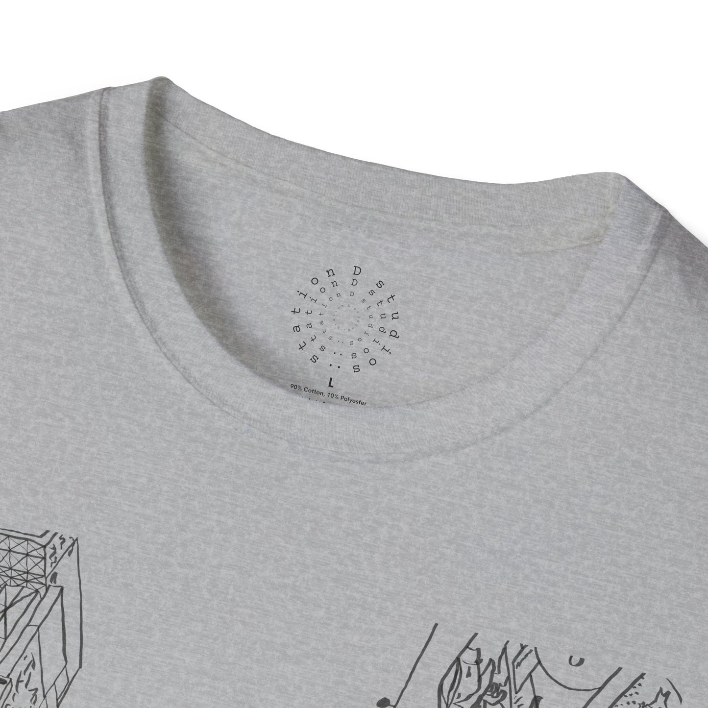 8-Track Player in a Digital World - Unisex Softstyle T-Shirt