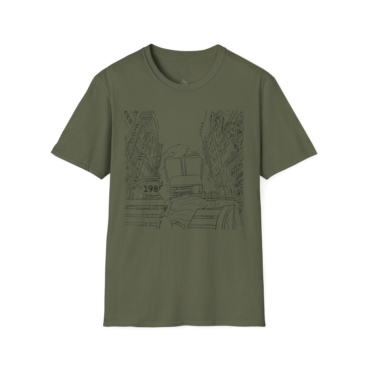 8-Track Player in a Digital World - Unisex Softstyle T-Shirt
