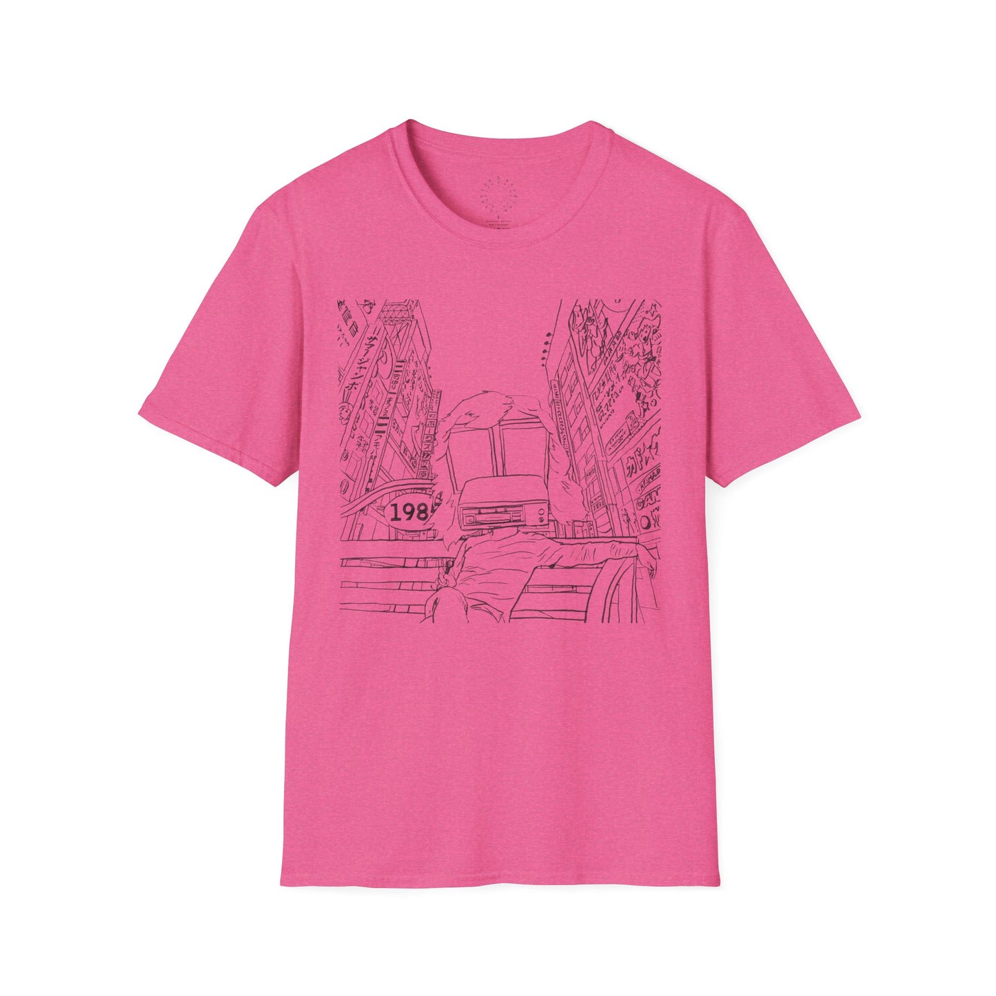 8-Track Player in a Digital World - Unisex Softstyle T-Shirt