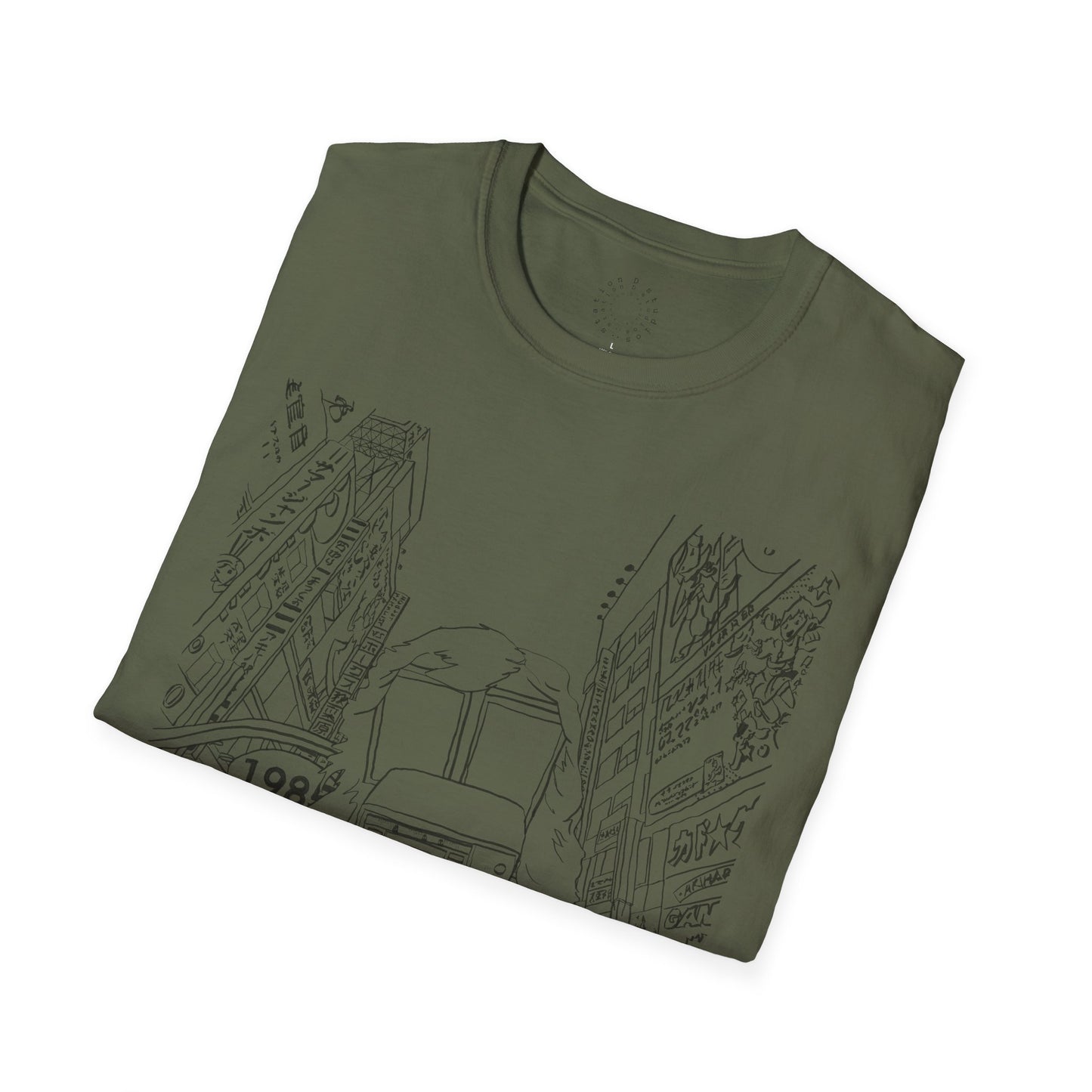 8-Track Player in a Digital World - Unisex Softstyle T-Shirt