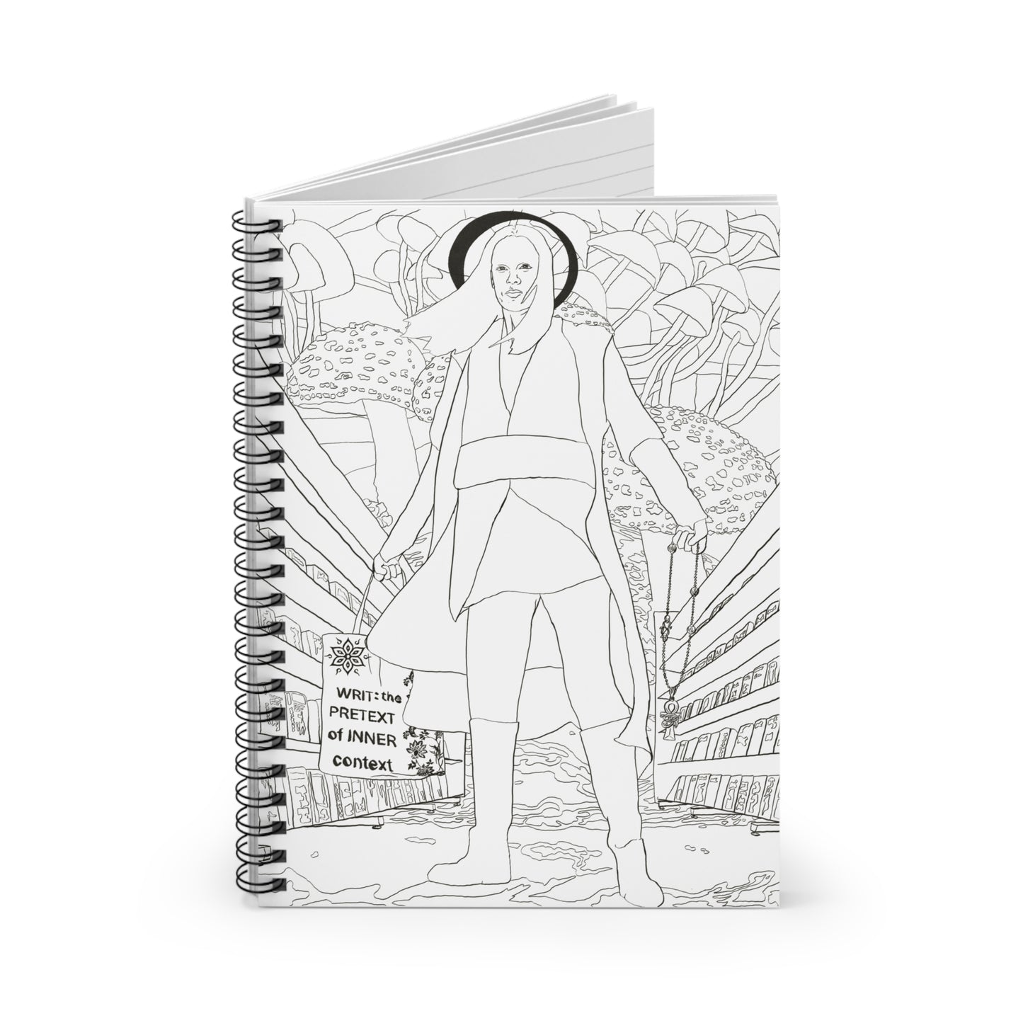 Patron Saint of the Ethereal Spiral - Notebook - Ruled Lined