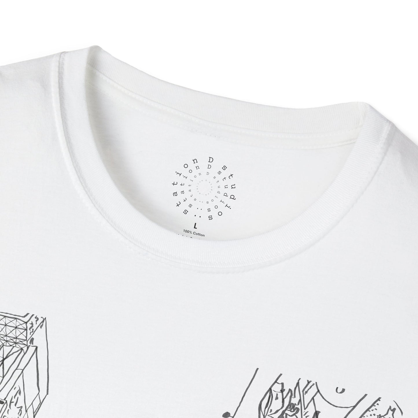 8-Track Player in a Digital World - Unisex Softstyle T-Shirt
