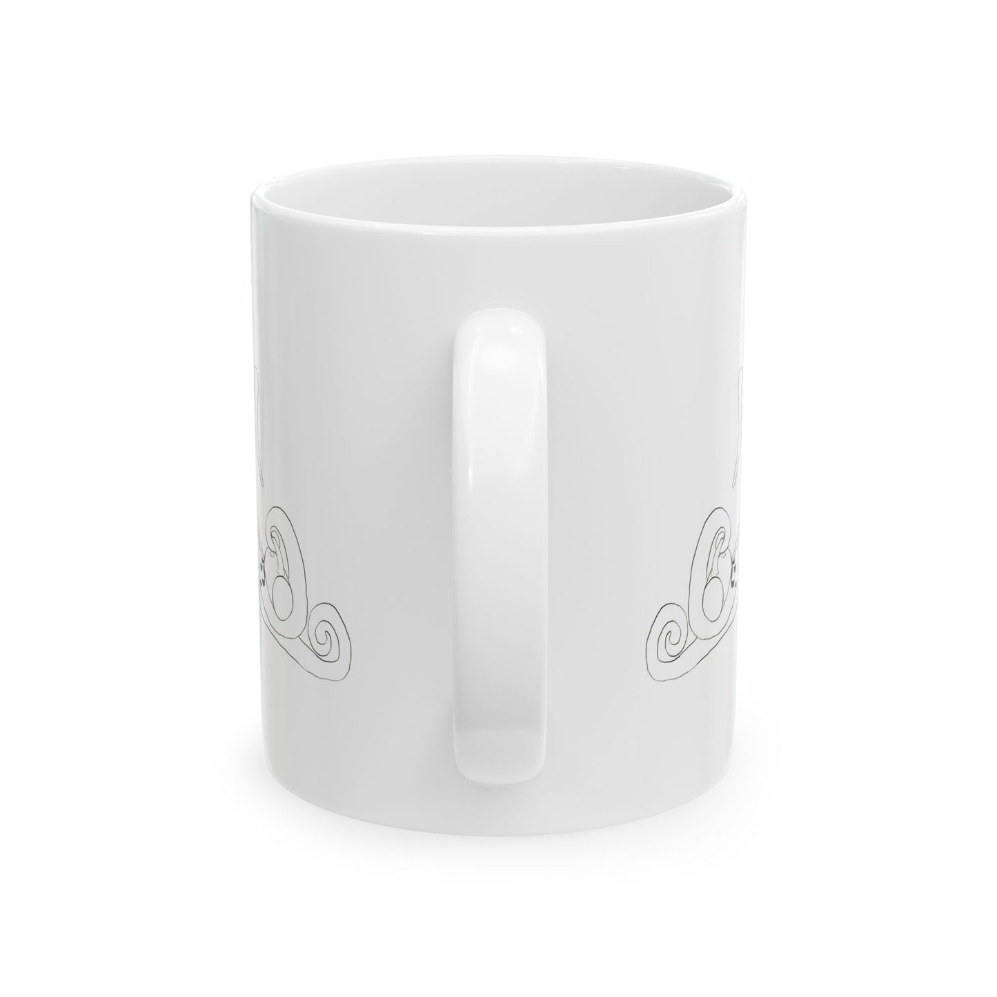 OctoCoffee - Whimsical Octopus Ceramic Mug | Ocean Vibes | Coffee & Tea Lover Gift | Nautical Kitchen Decor | Unique Drinkware | 11oz, 15oz