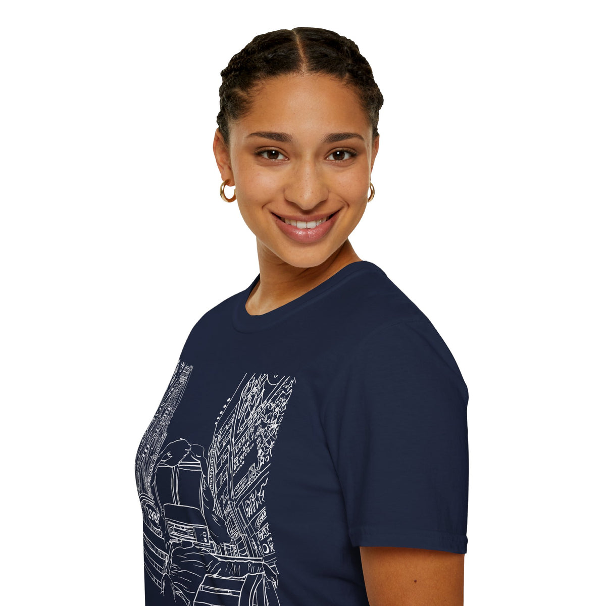 8 Track Player in a Digital World - Unisex Softstyle T-Shirt