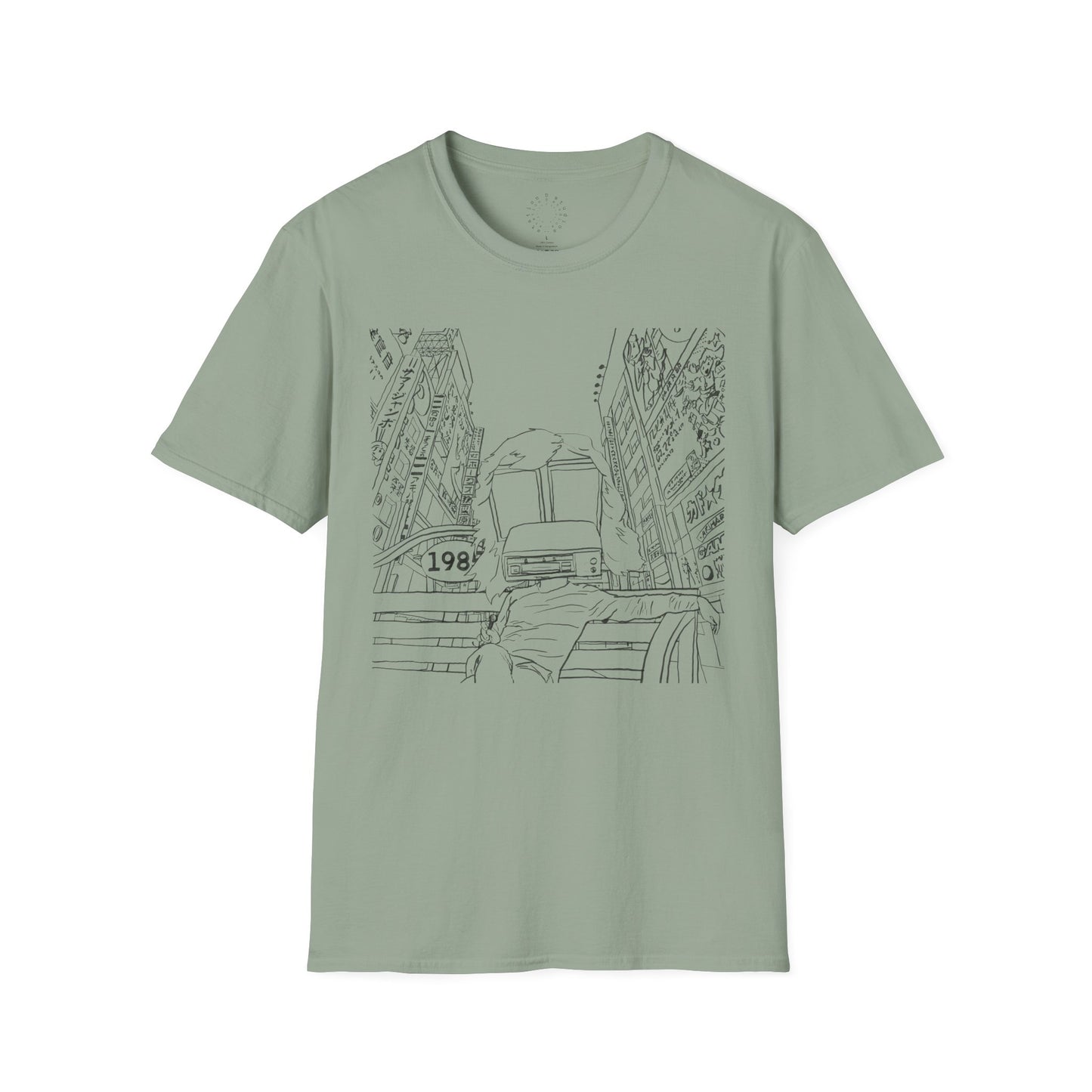 8-Track Player in a Digital World - Unisex Softstyle T-Shirt
