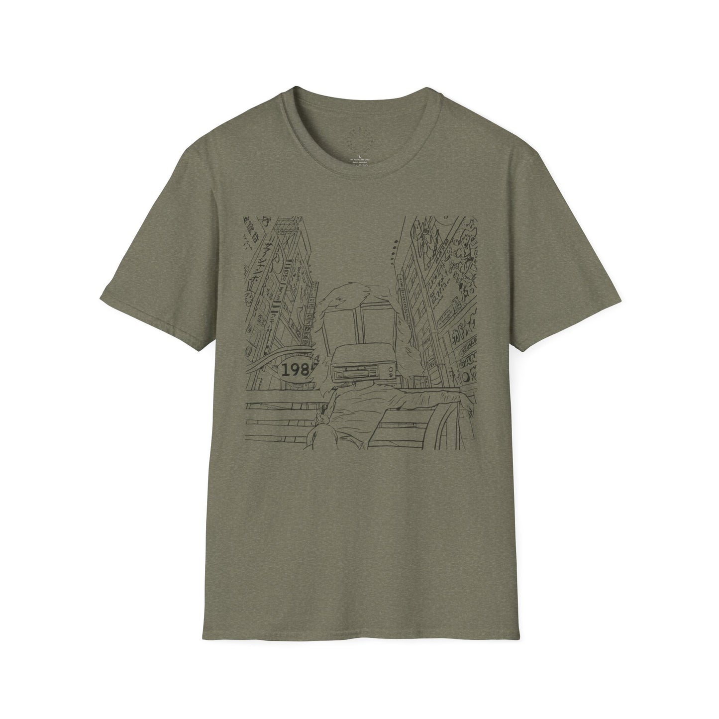 8-Track Player in a Digital World - Unisex Softstyle T-Shirt