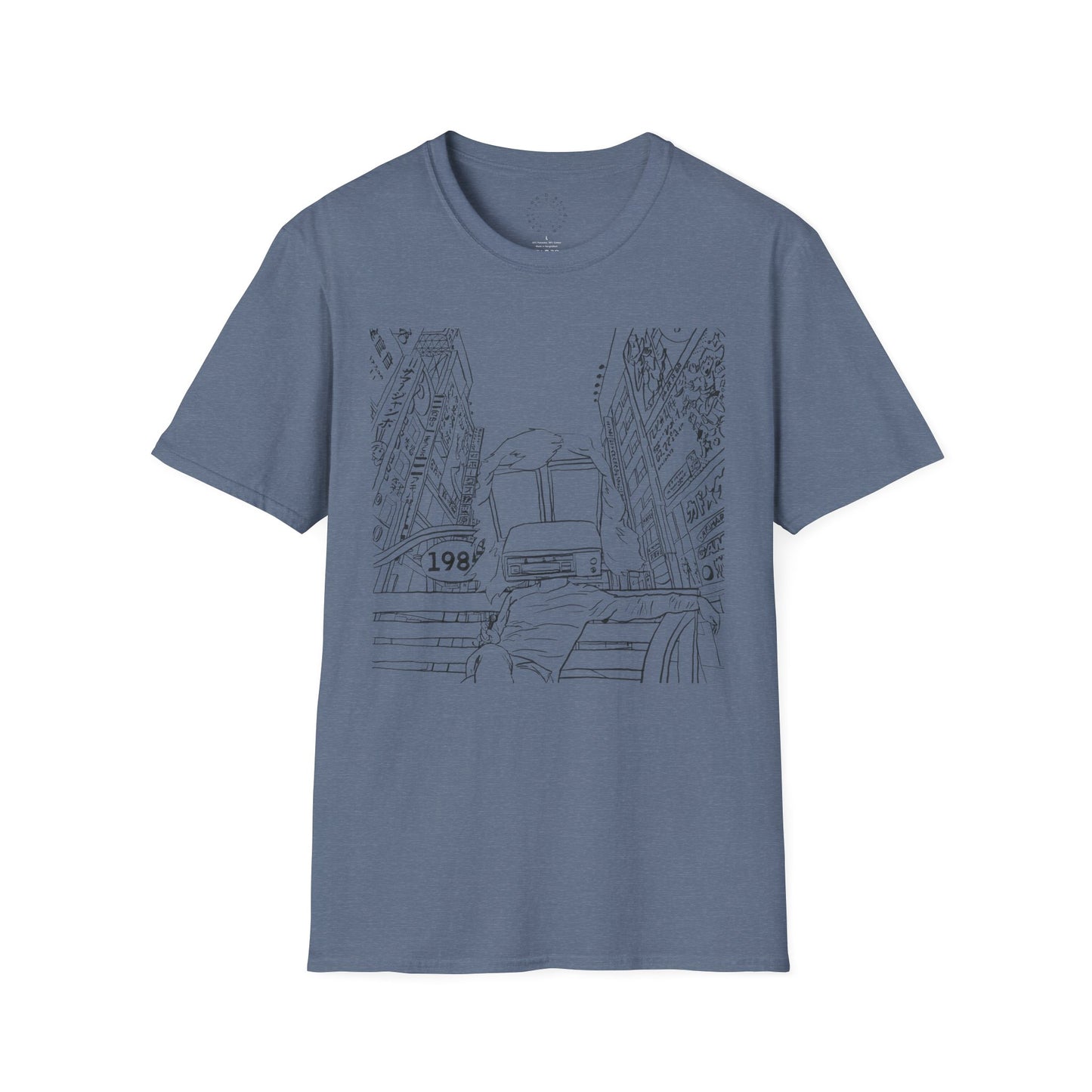 8-Track Player in a Digital World - Unisex Softstyle T-Shirt