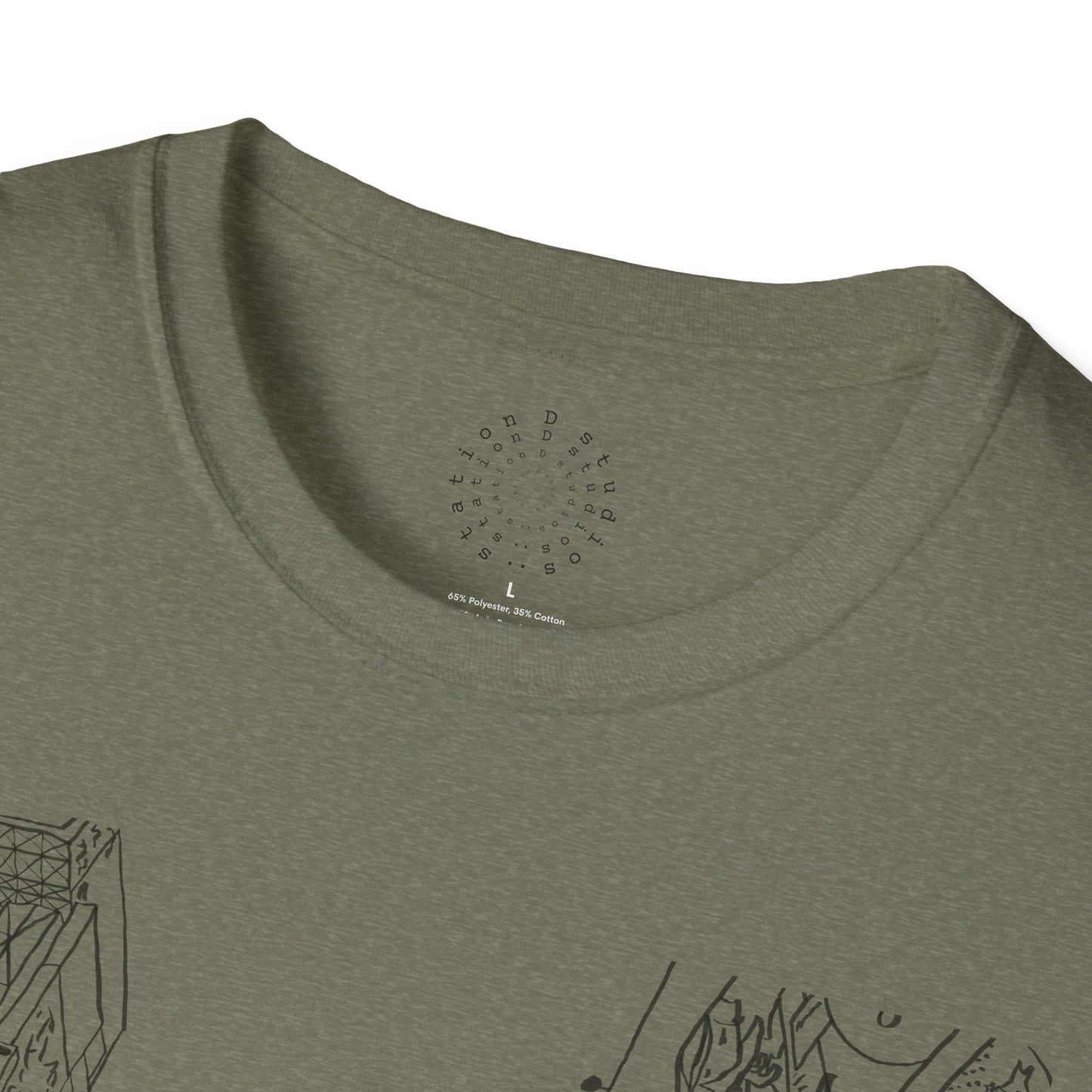 8-Track Player in a Digital World - Unisex Softstyle T-Shirt