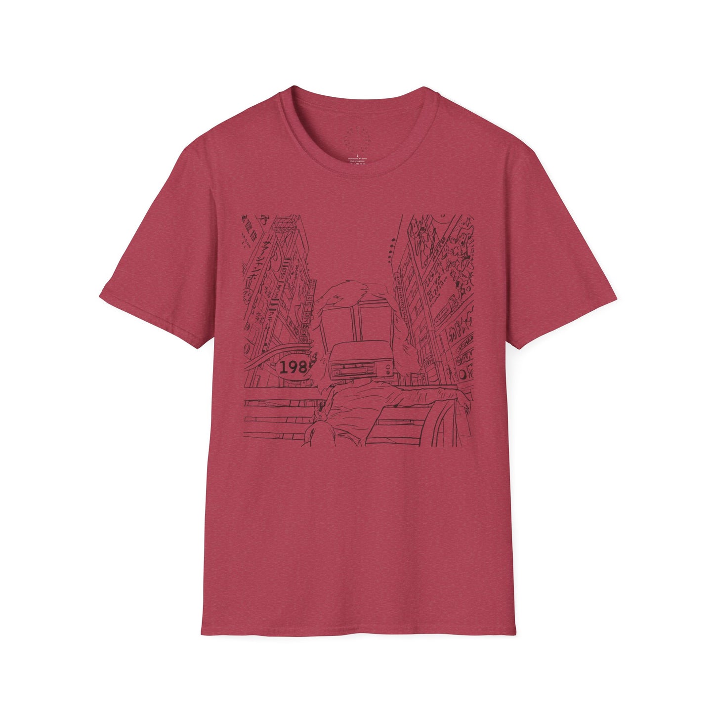 8-Track Player in a Digital World - Unisex Softstyle T-Shirt