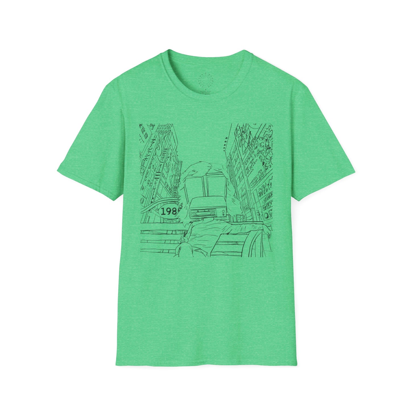 8-Track Player in a Digital World - Unisex Softstyle T-Shirt