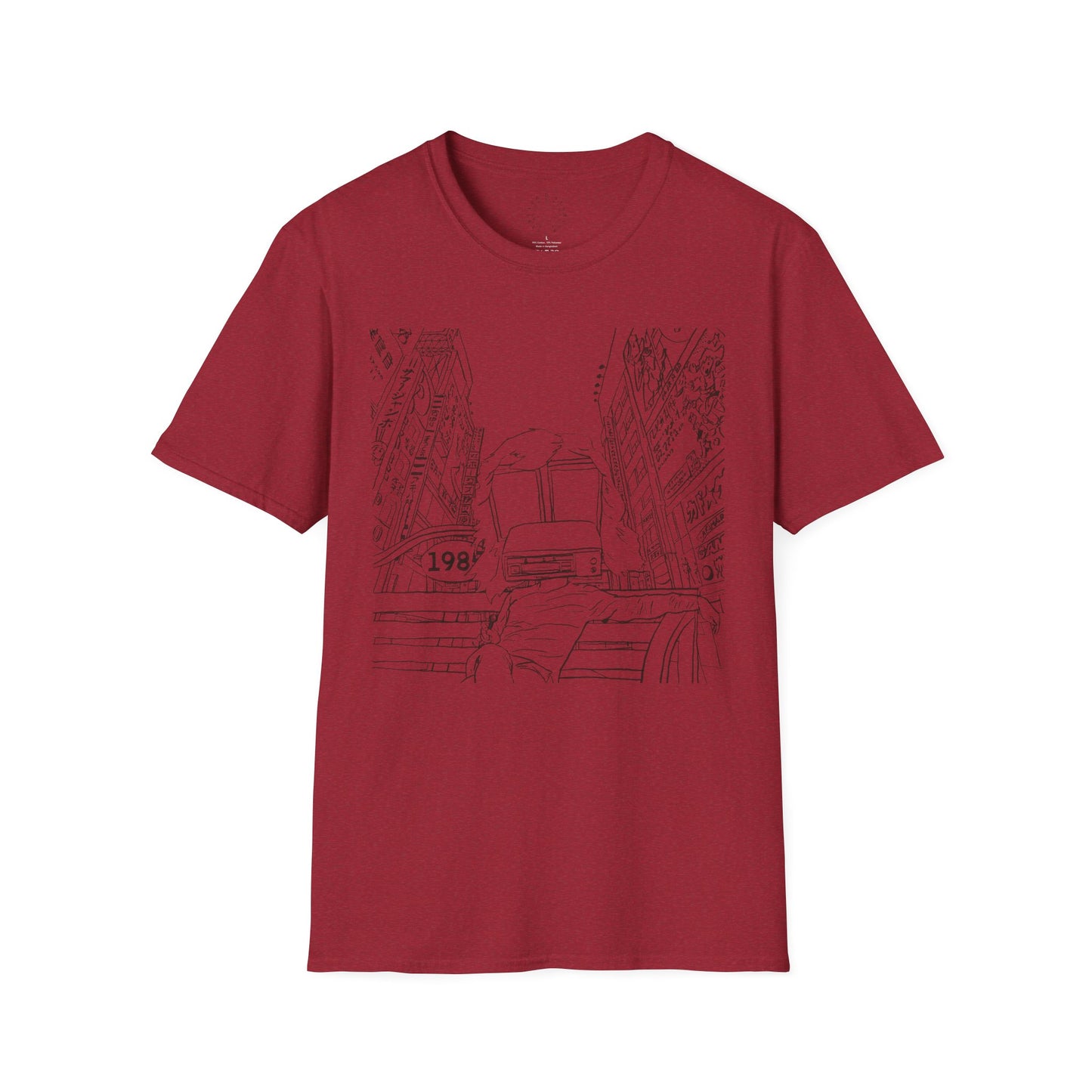 8-Track Player in a Digital World - Unisex Softstyle T-Shirt