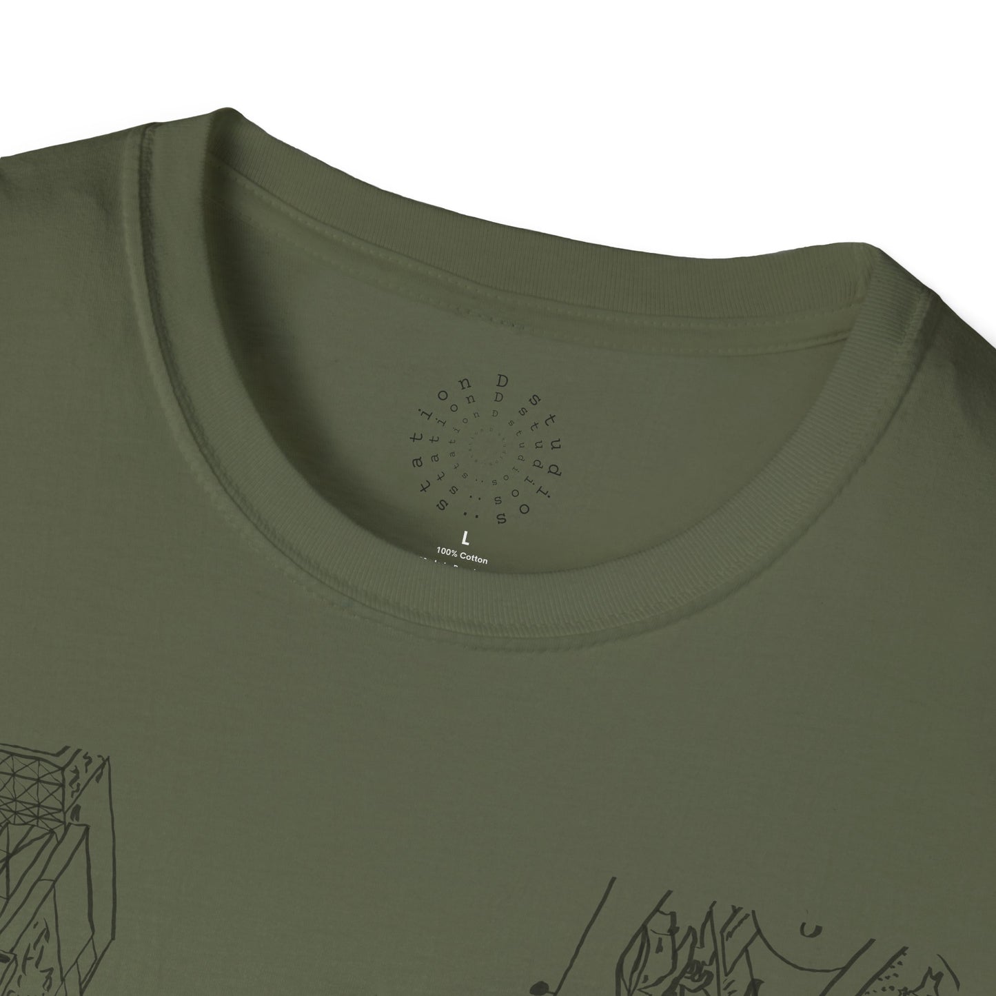 8-Track Player in a Digital World - Unisex Softstyle T-Shirt