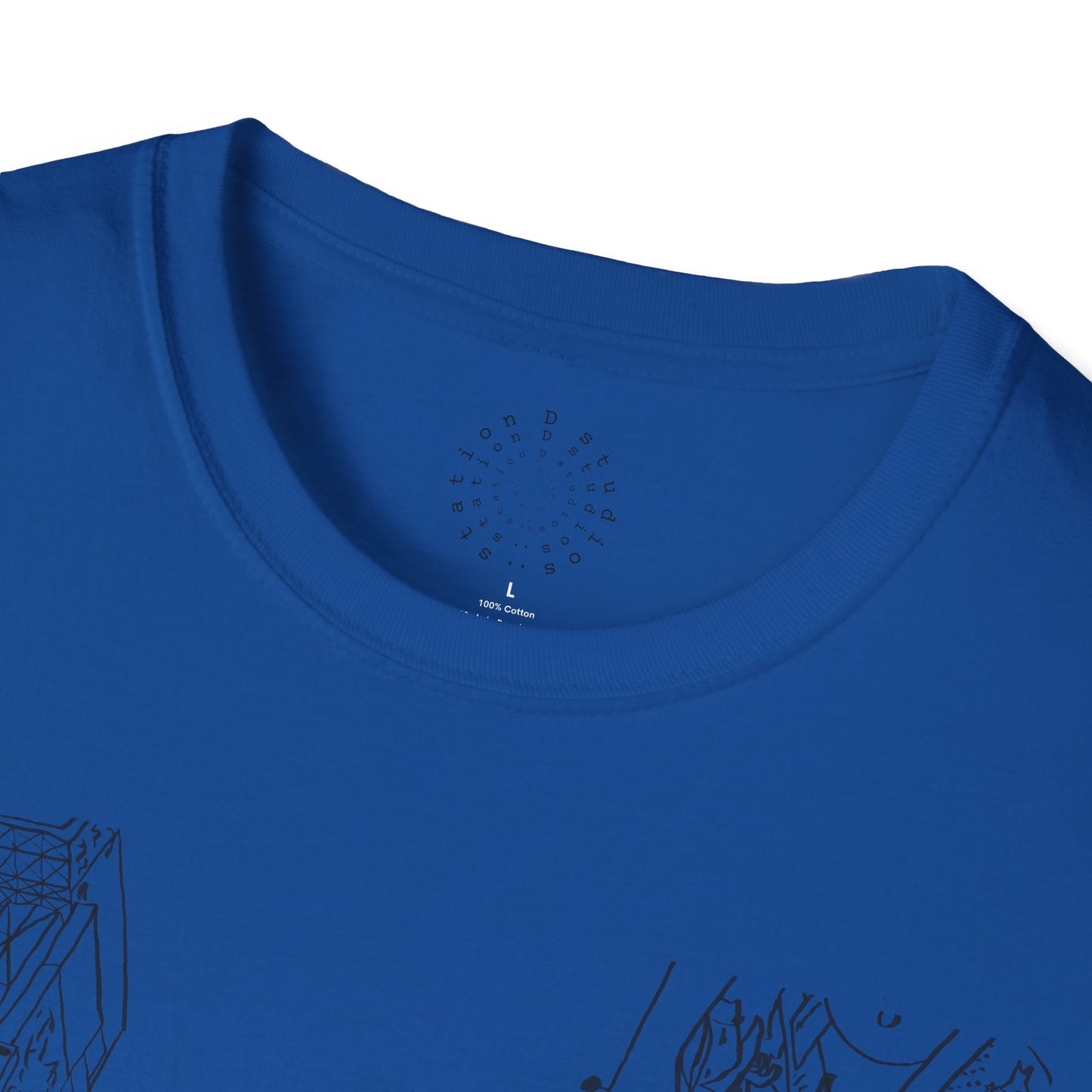8-Track Player in a Digital World - Unisex Softstyle T-Shirt