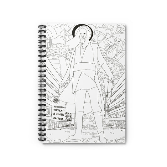 Patron Saint of the Ethereal Spiral - Notebook - Ruled Lined