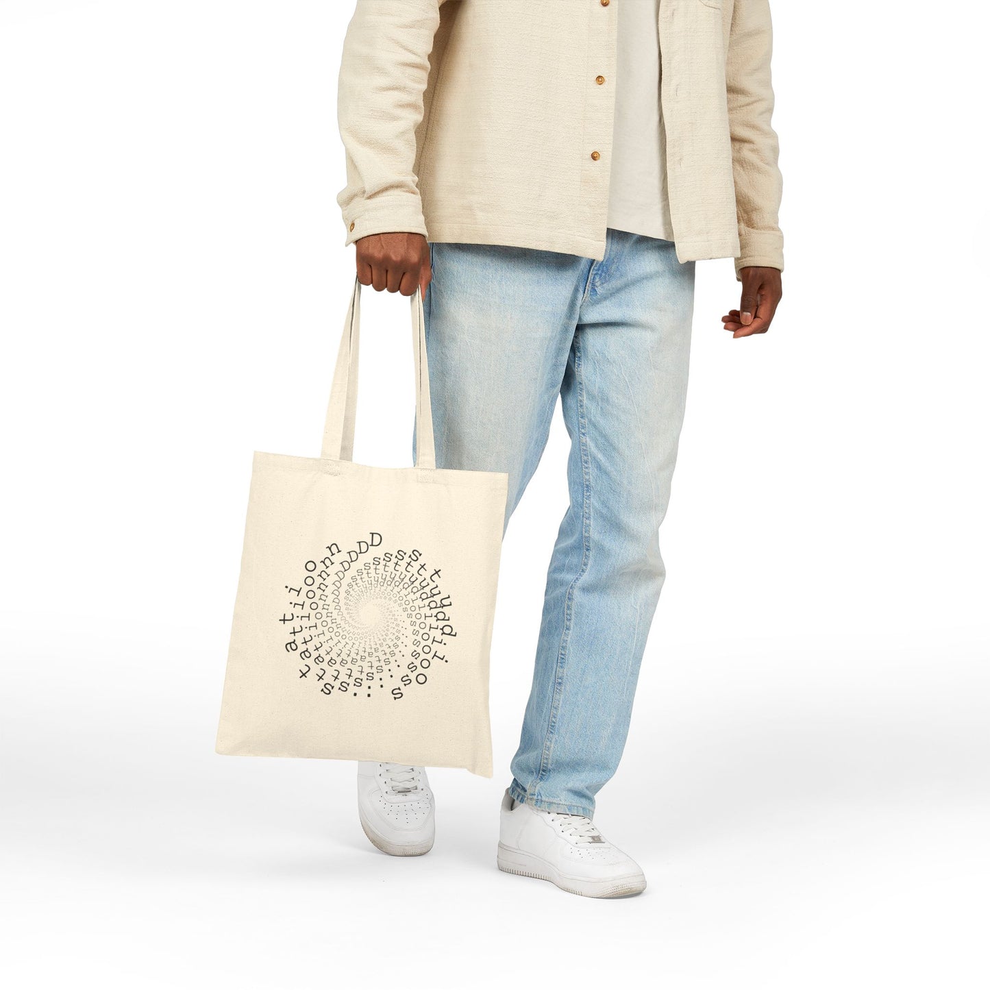 Patron Saint of the Ethereal - Stylish Cotton Canvas Tote Bag for Everyday Use, Eco-Friendly Shopping Bag, Artist Design, Gift for Her, Minimalist Accessories
