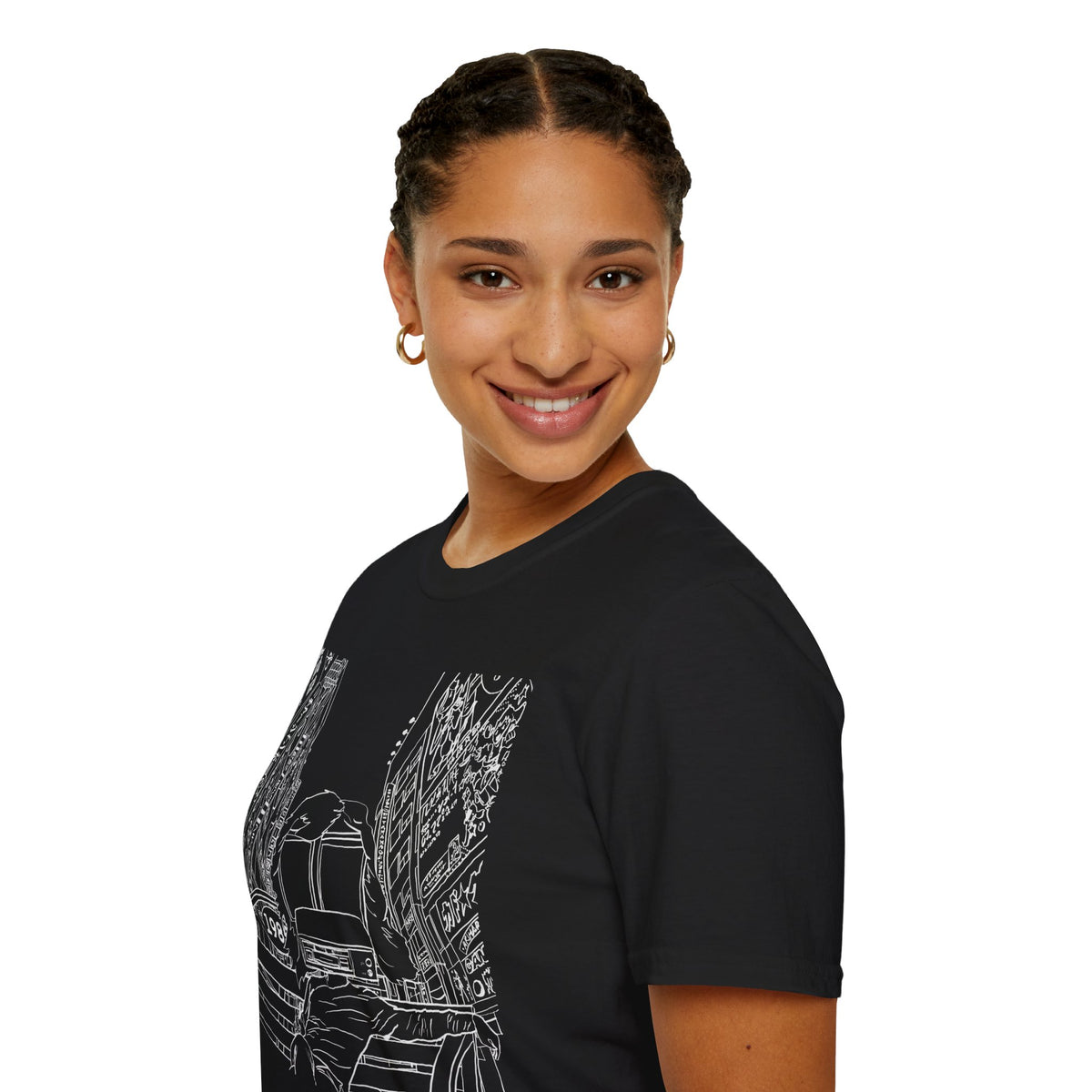 8 Track Player in a Digital World - Unisex Softstyle T-Shirt