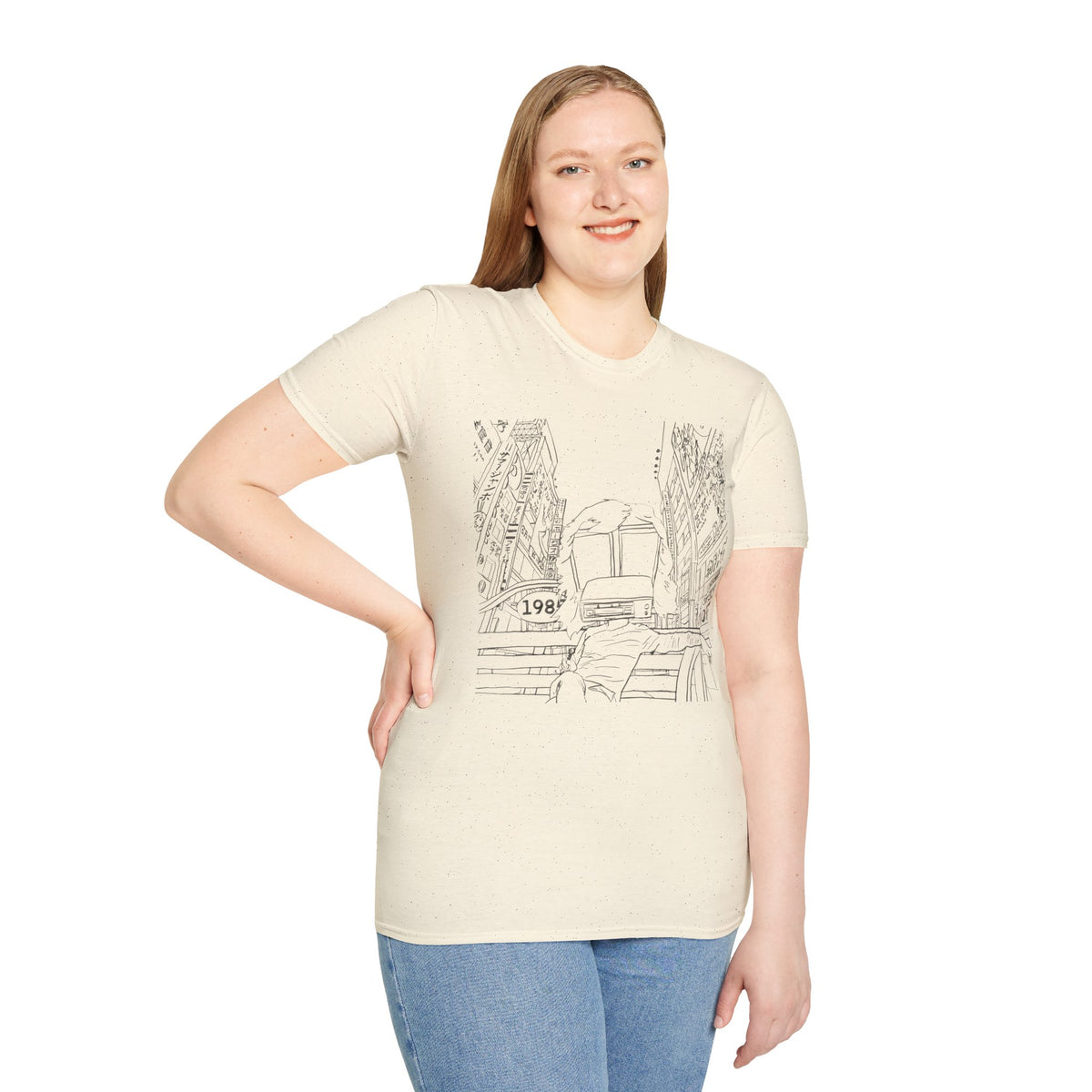 8 Track Player in a Digital World - Unisex Softstyle T-Shirt