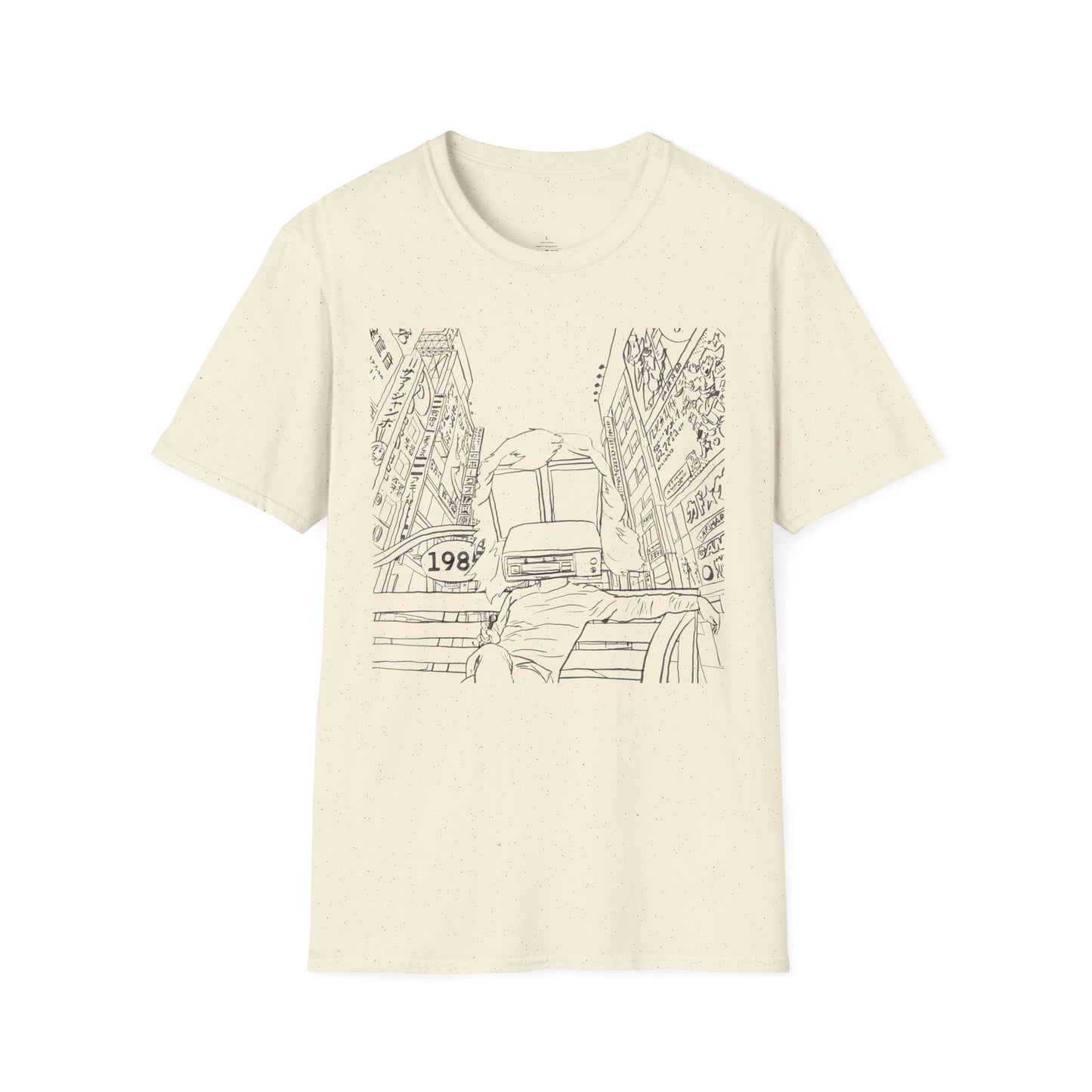 8 Track Player in a Digital World - Unisex Softstyle T-Shirt