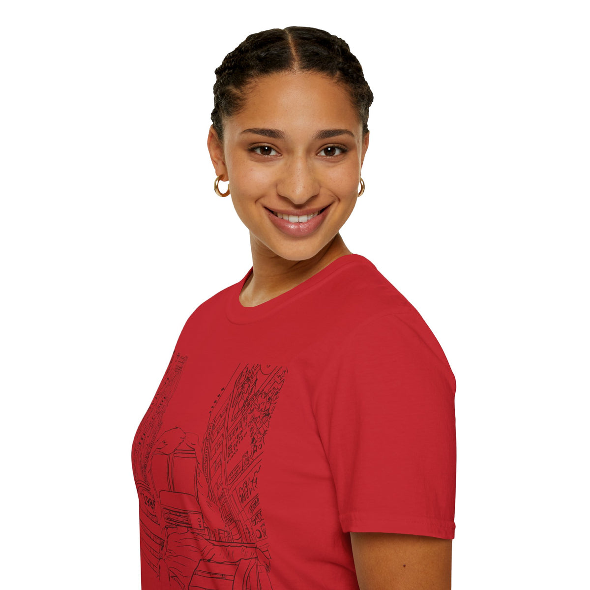 8 Track Player in a Digital World - Unisex Softstyle T-Shirt
