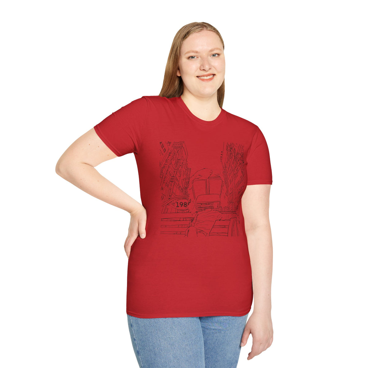8 Track Player in a Digital World - Unisex Softstyle T-Shirt