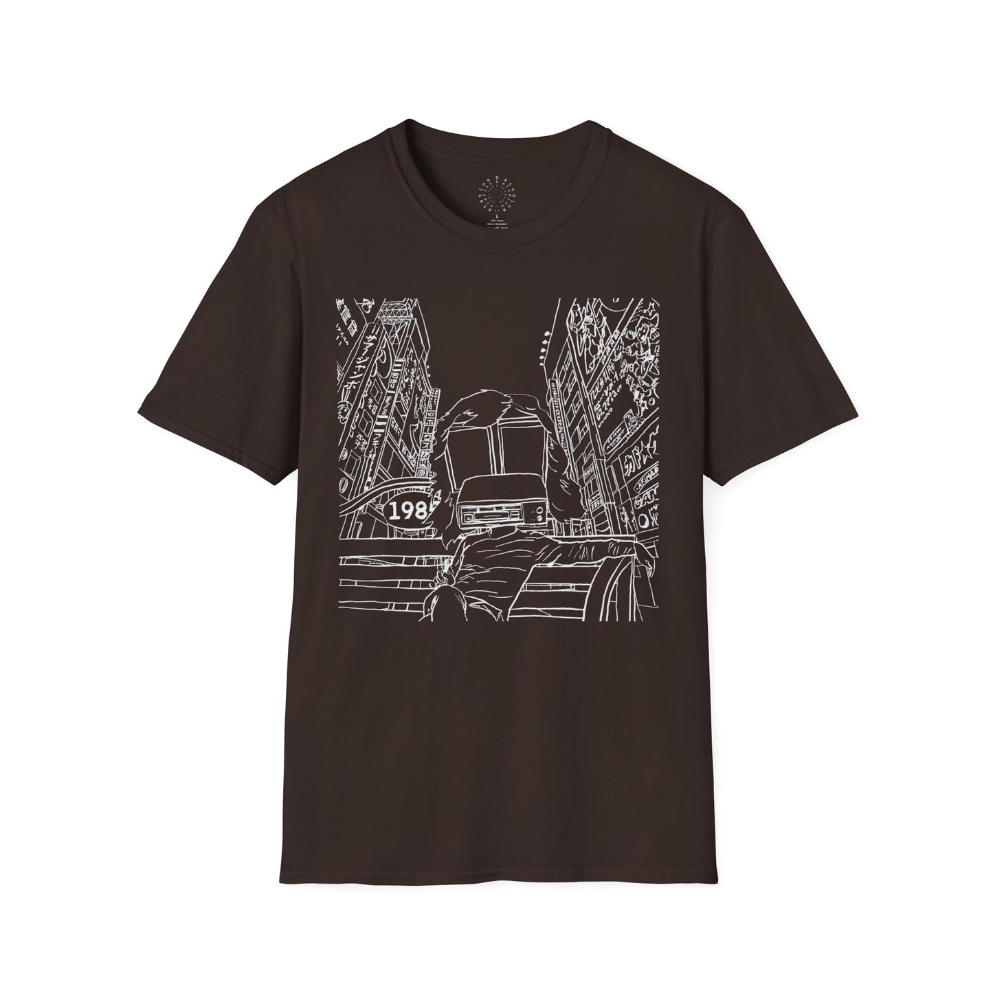 8 Track Player in a Digital World - Unisex Softstyle T-Shirt
