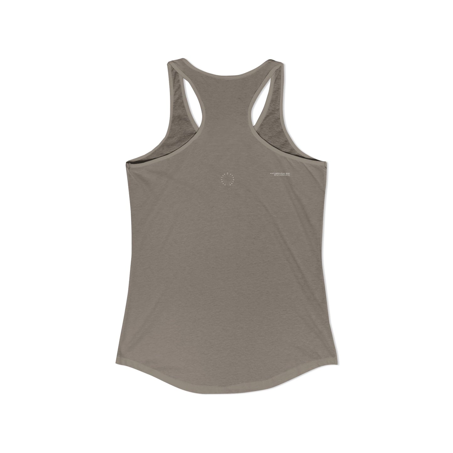 station D studios - Women's Racerback Tank Top, Summer Fitness Top, Casual Workout Tank, Graphic Fitness Shirt, Gift for Active Women