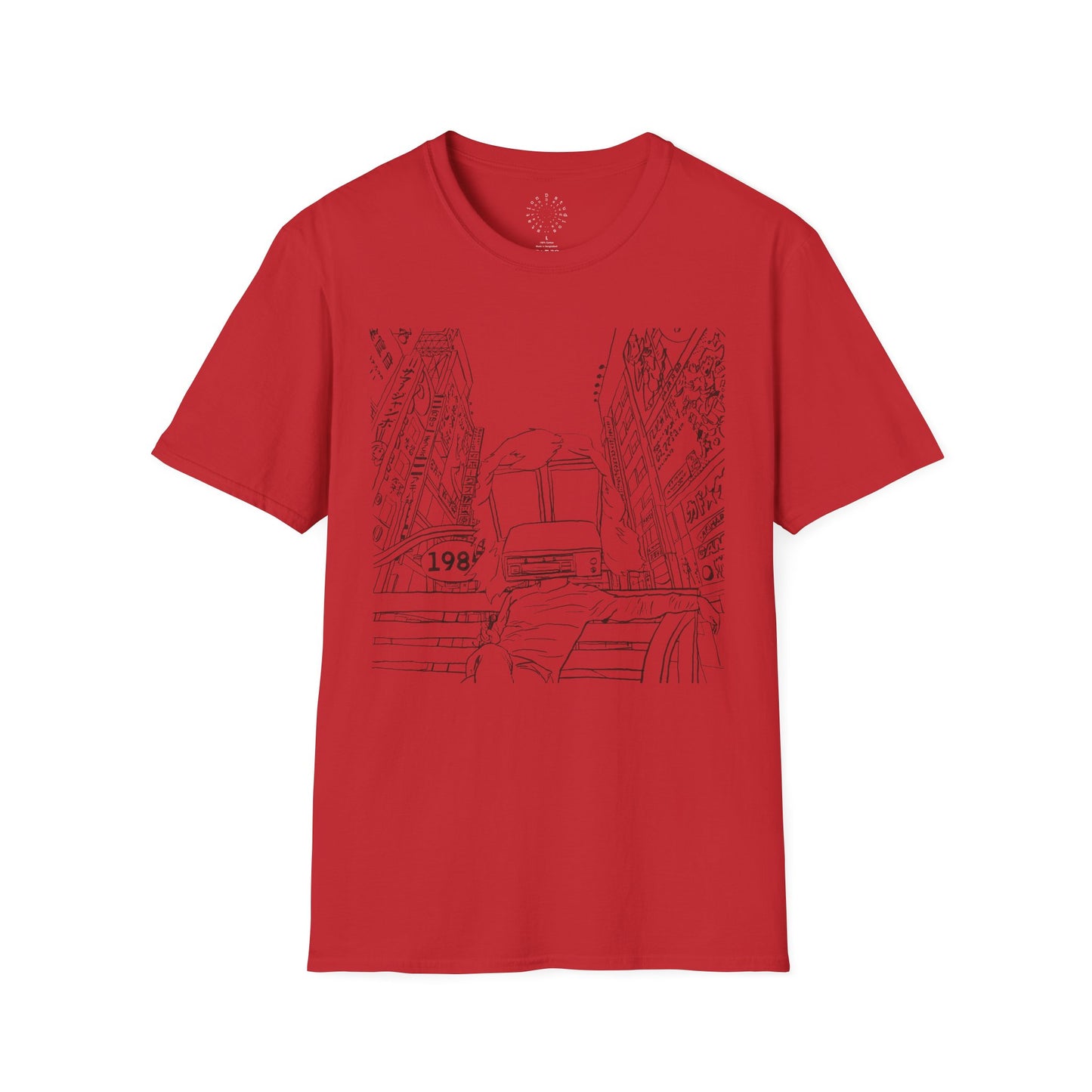 8 Track Player in a Digital World - Unisex Softstyle T-Shirt