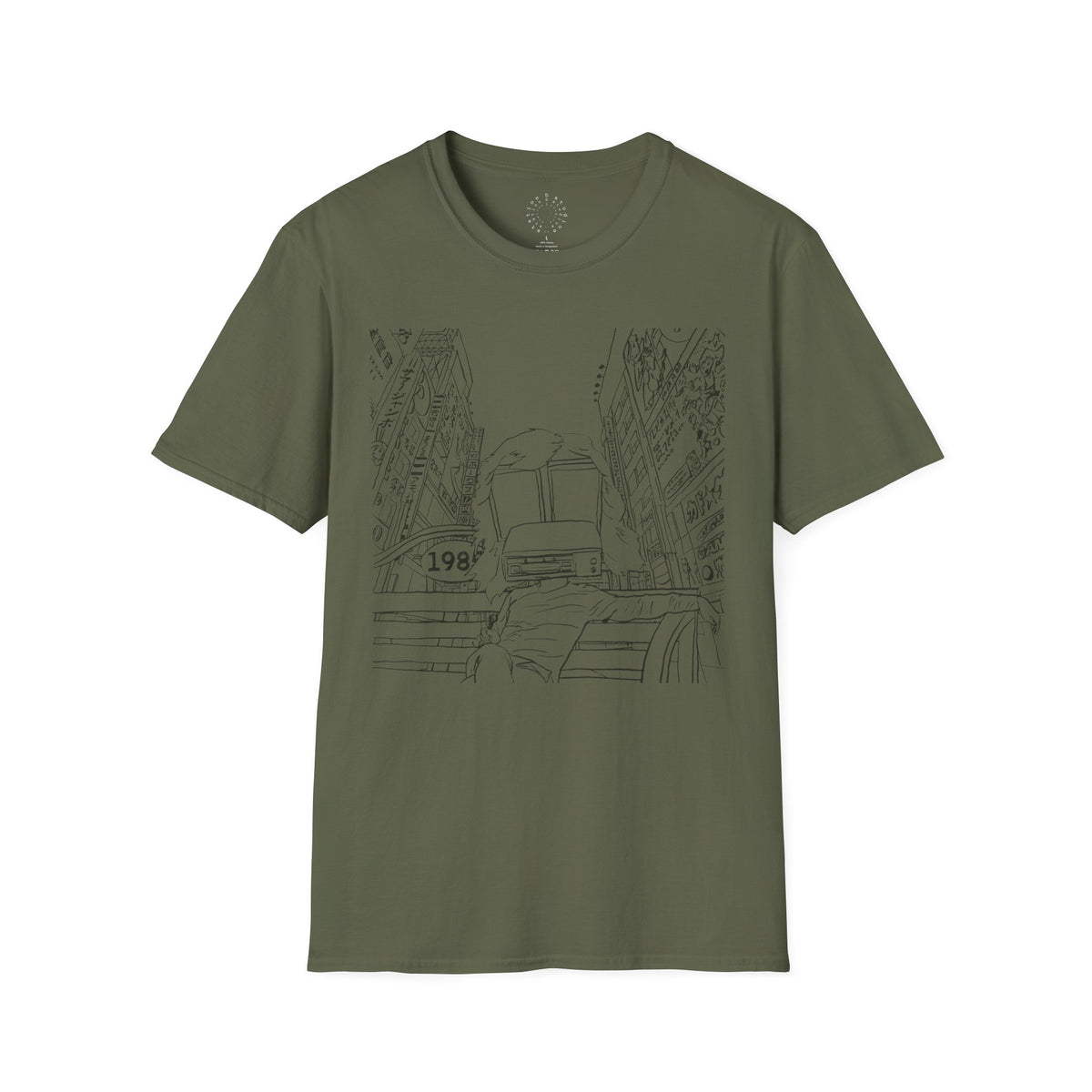 8 Track Player in a Digital World - Unisex Softstyle T-Shirt