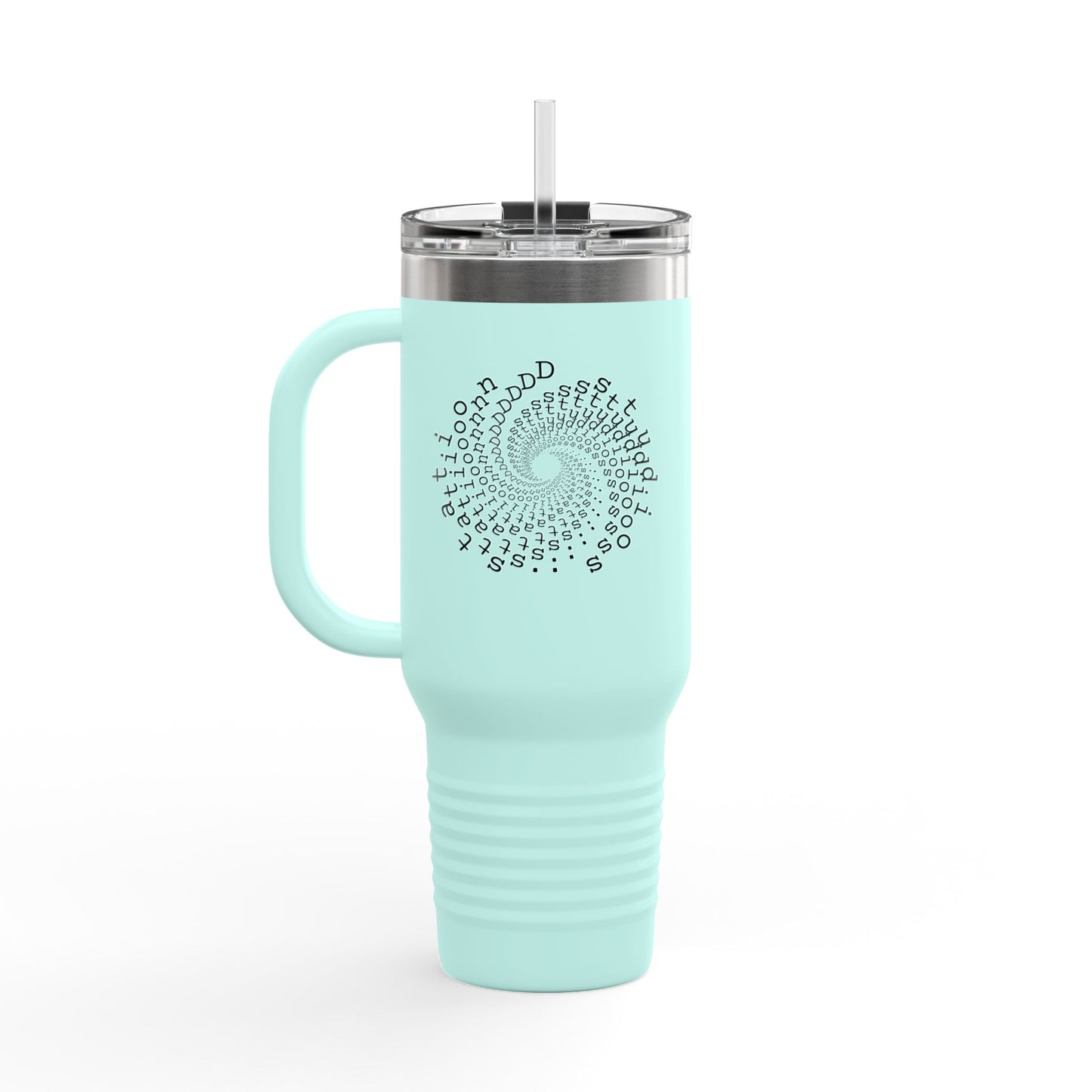 station D studios - Spiral Insulated Travel Mug | 40oz Coffee Cup | Adventure Mug | Personalized Gift | Road Trip Essential | Stainless Steel Tumbler