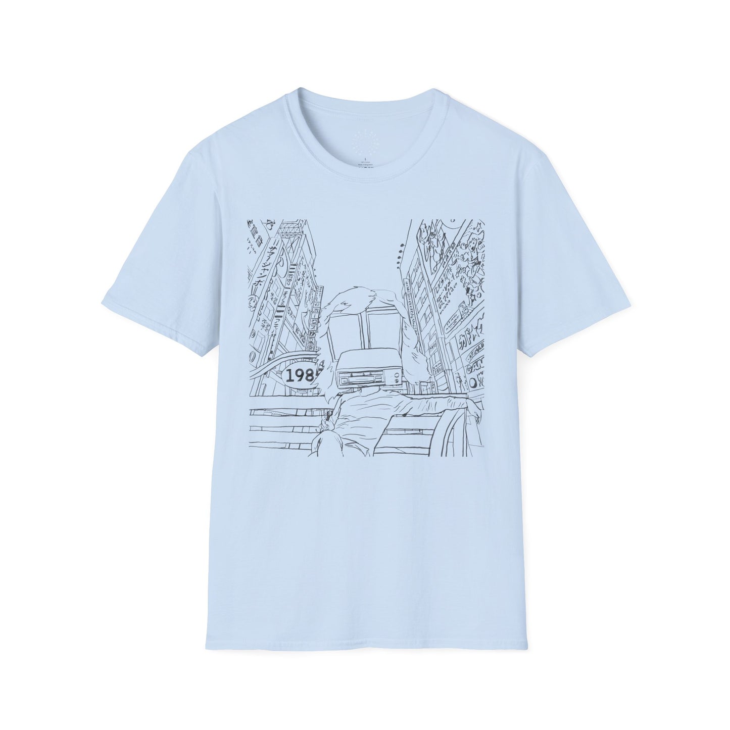 8 Track Player in a Digital World - Unisex Softstyle T-Shirt