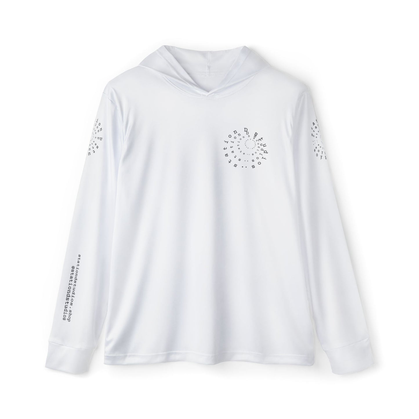 station D studios - Men's Sports Performance Hoodie, Athletic Warmup Top, Workout Hoodie, Gym Apparel, Activewear for Men