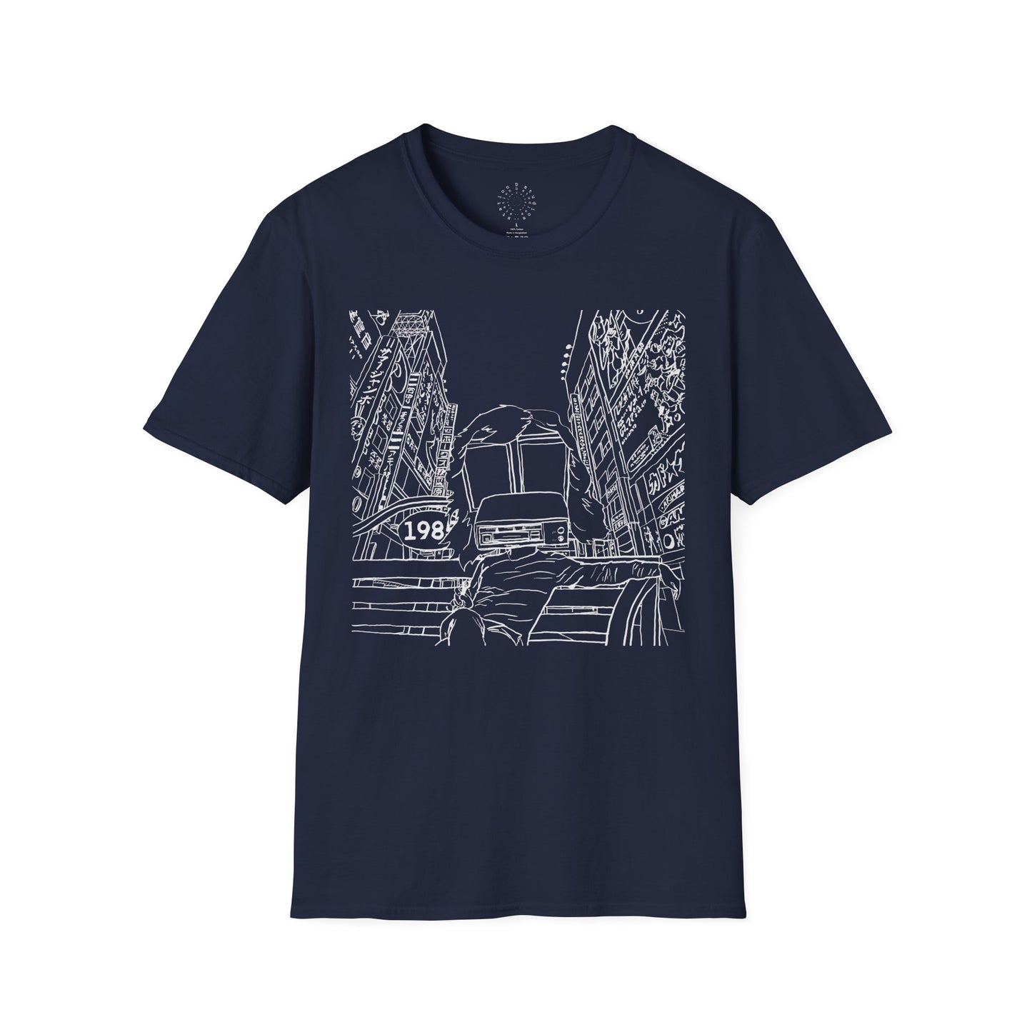 8 Track Player in a Digital World - Unisex Softstyle T-Shirt