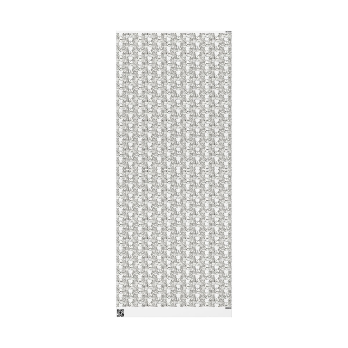 Wrapping Paper — Elegant Black & White Architectural Pattern Gift Wrap