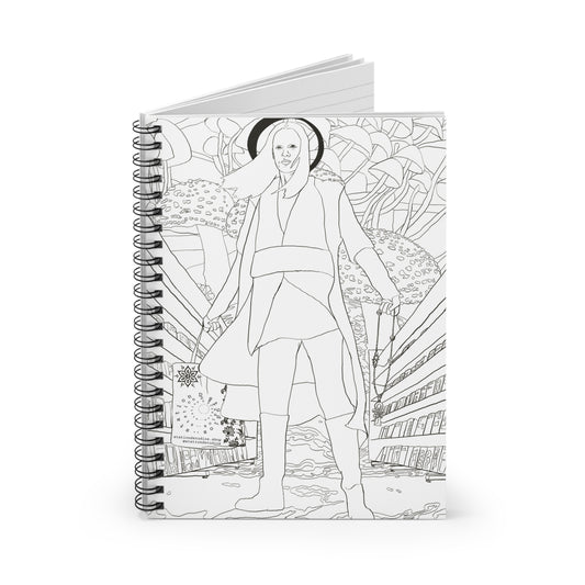 Patron Saint of the Ethereal Spiral - Notebook - Ruled Lined