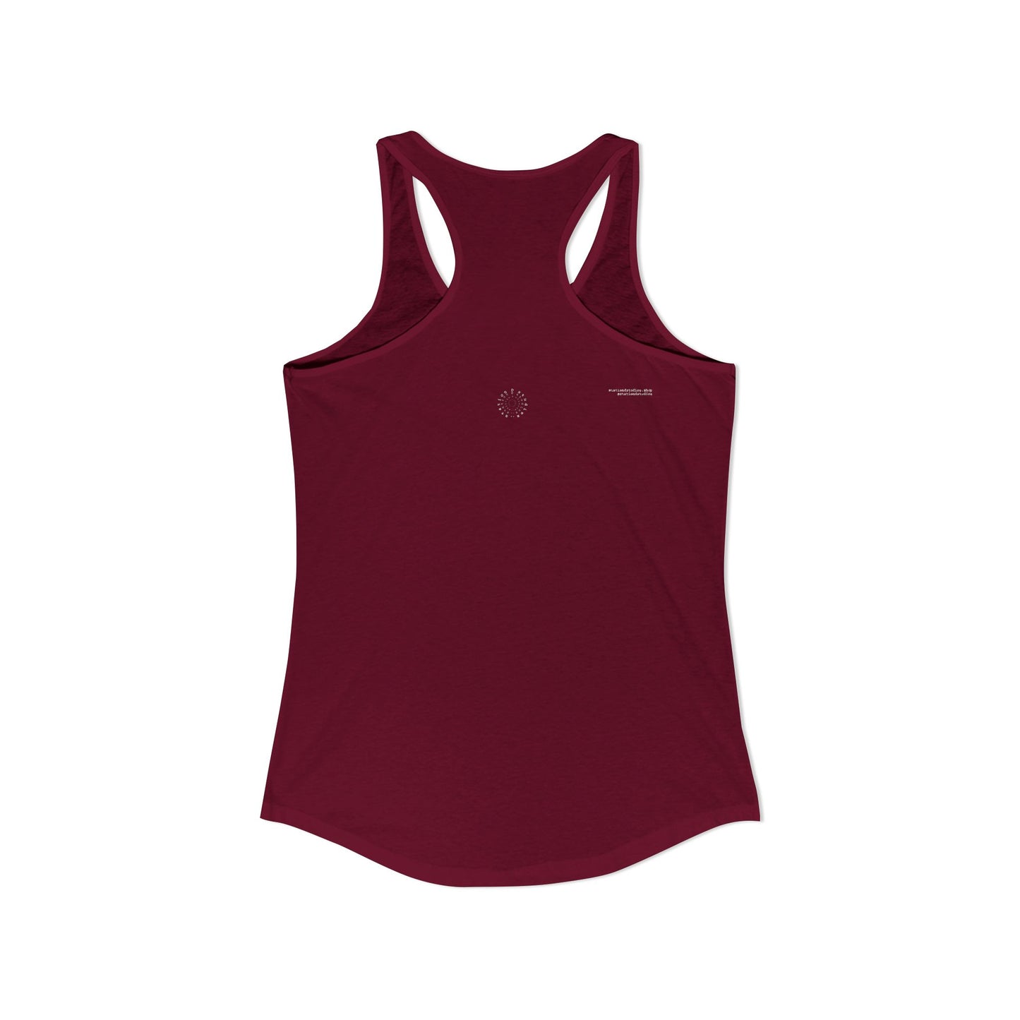 station D studios - Women's Racerback Tank Top, Summer Fitness Top, Casual Workout Tank, Graphic Fitness Shirt, Gift for Active Women