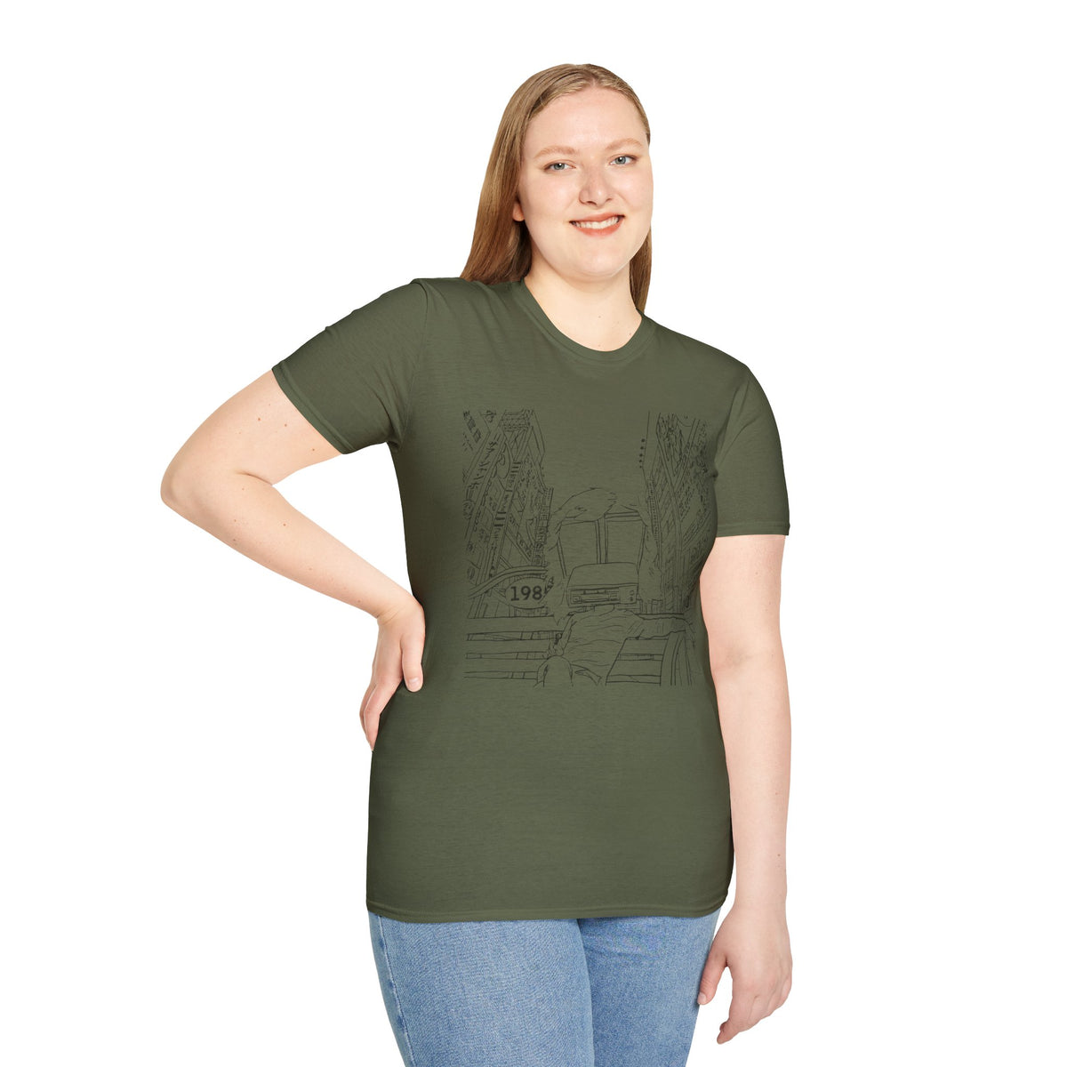 8 Track Player in a Digital World - Unisex Softstyle T-Shirt