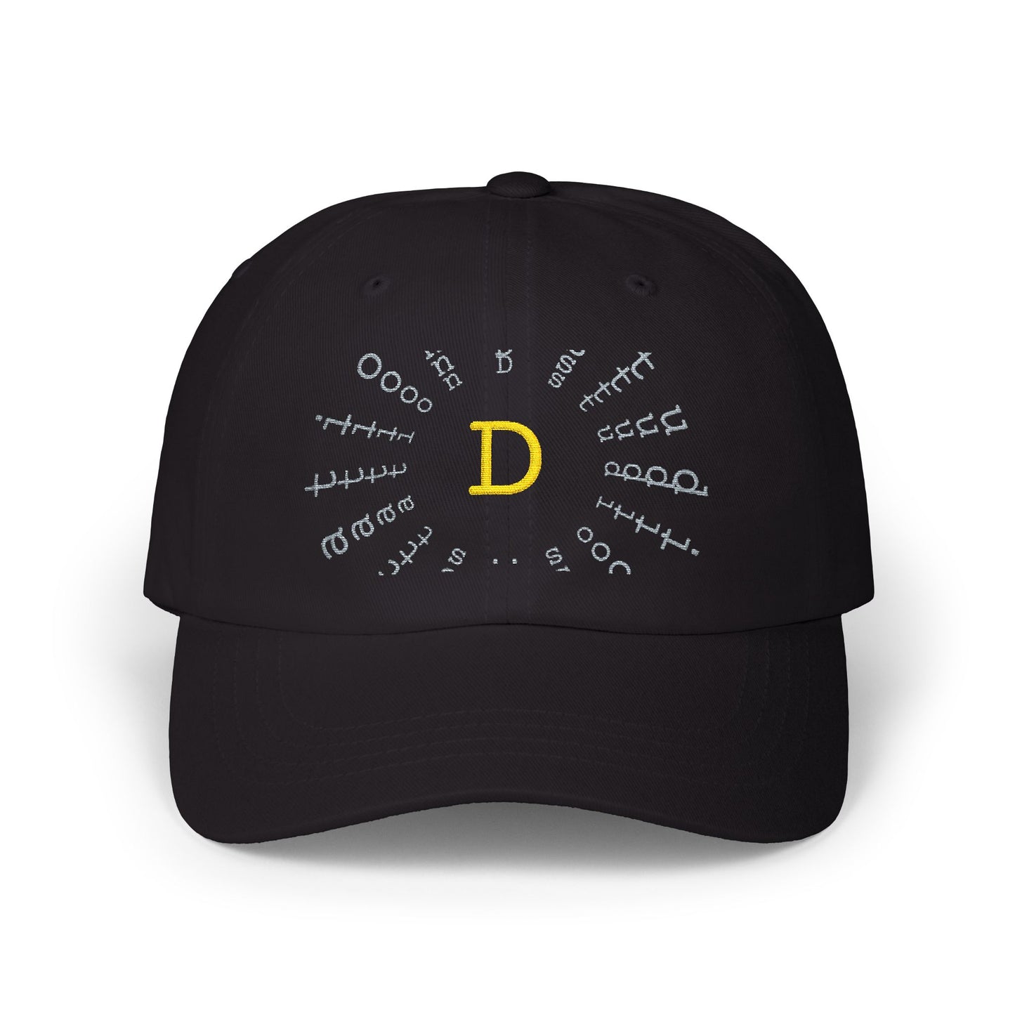 station D studios - Classic Dad Cap with D Design | Stylish Gift for Father's Day, Casual Wear, Dad's Birthday, Outdoor Adventures, Trendy Headwear