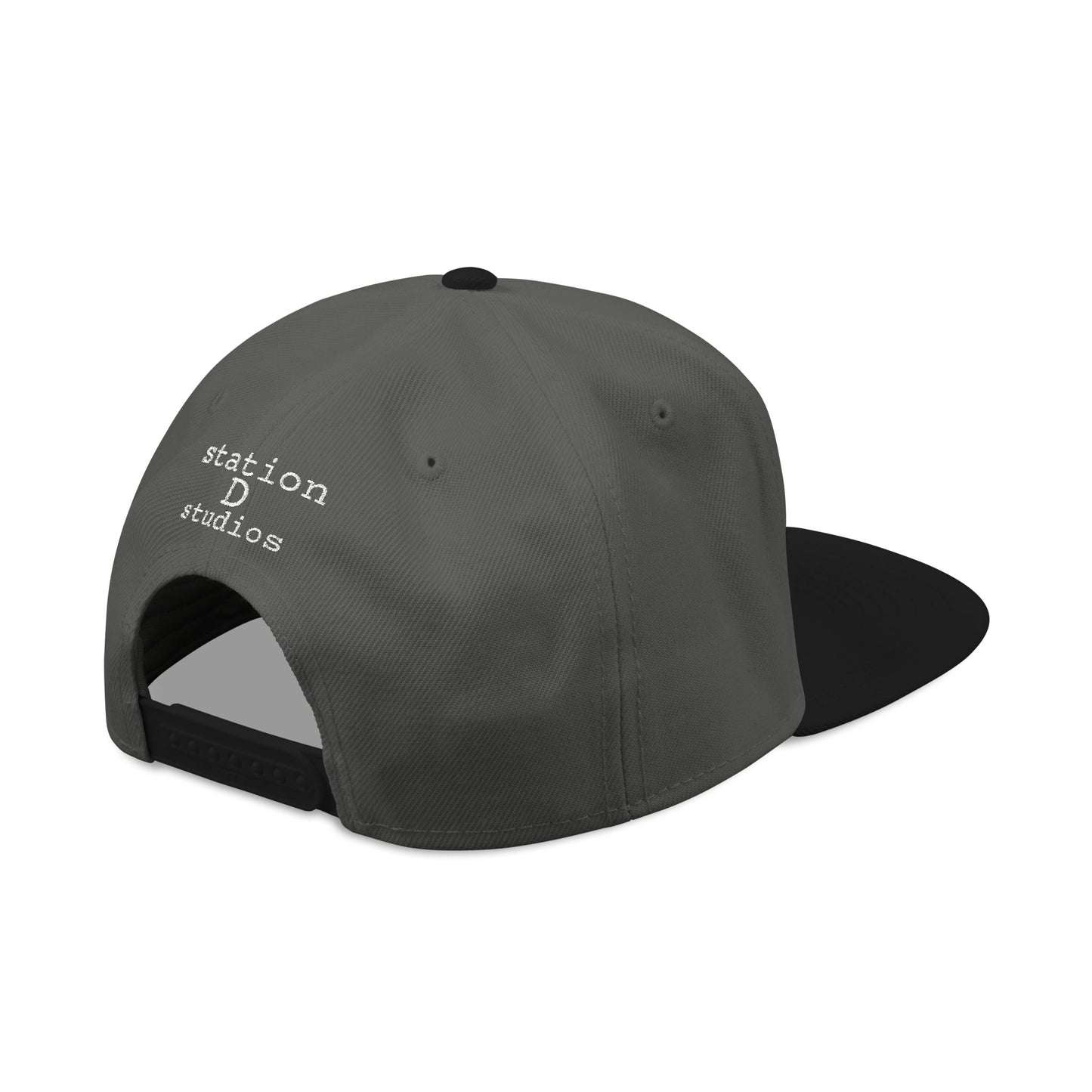 station D studios - Stylish Snapback Cap with Custom Embroidery, Trendy Hat, Casual Wear, Gift for Him/Her, Street Style Accessory