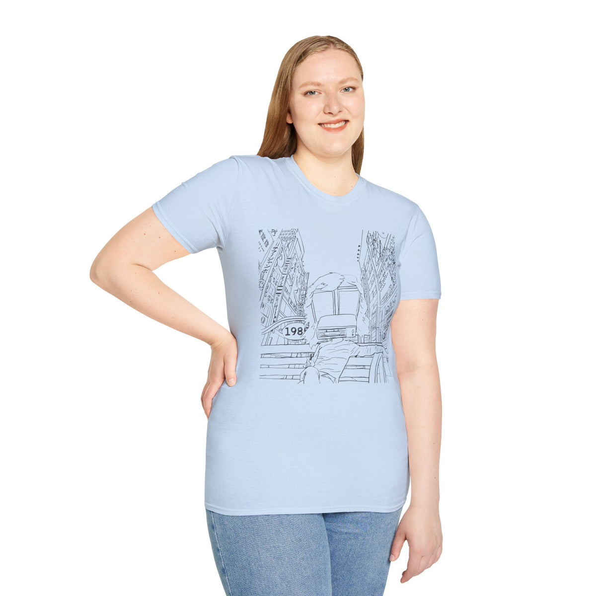 8 Track Player in a Digital World - Unisex Softstyle T-Shirt