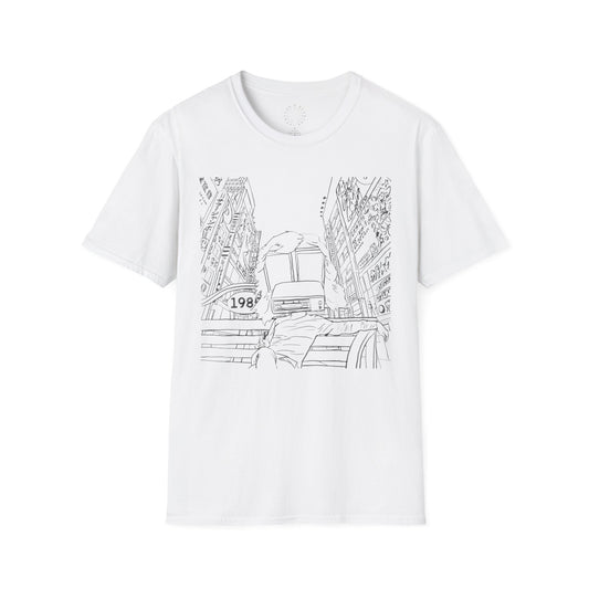 8-Track Player in a Digital World - Unisex Softstyle T-Shirt