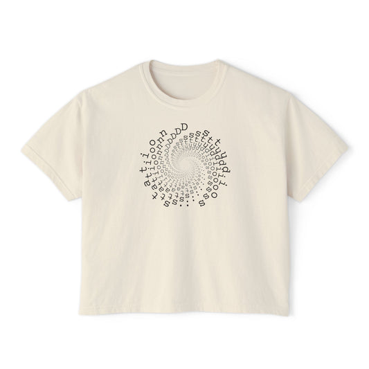station D studios - Casual Women's Boxy Tee, Comfortable Summer Top, Trendy Graphic Tee, Perfect for Everyday Wear, Stylish Gift Idea
