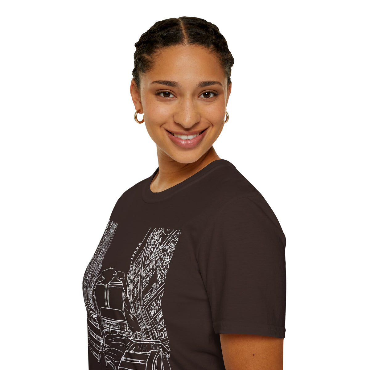 8 Track Player in a Digital World - Unisex Softstyle T-Shirt