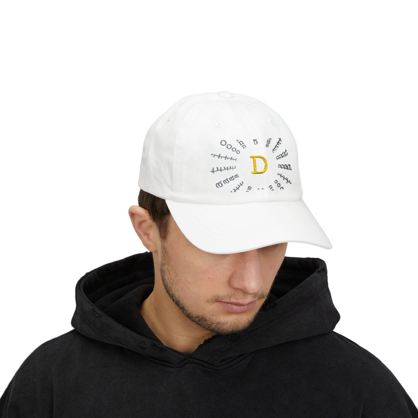 station D studios - Classic Dad Cap with D Design | Stylish Gift for Father's Day, Casual Wear, Dad's Birthday, Outdoor Adventures, Trendy Headwear
