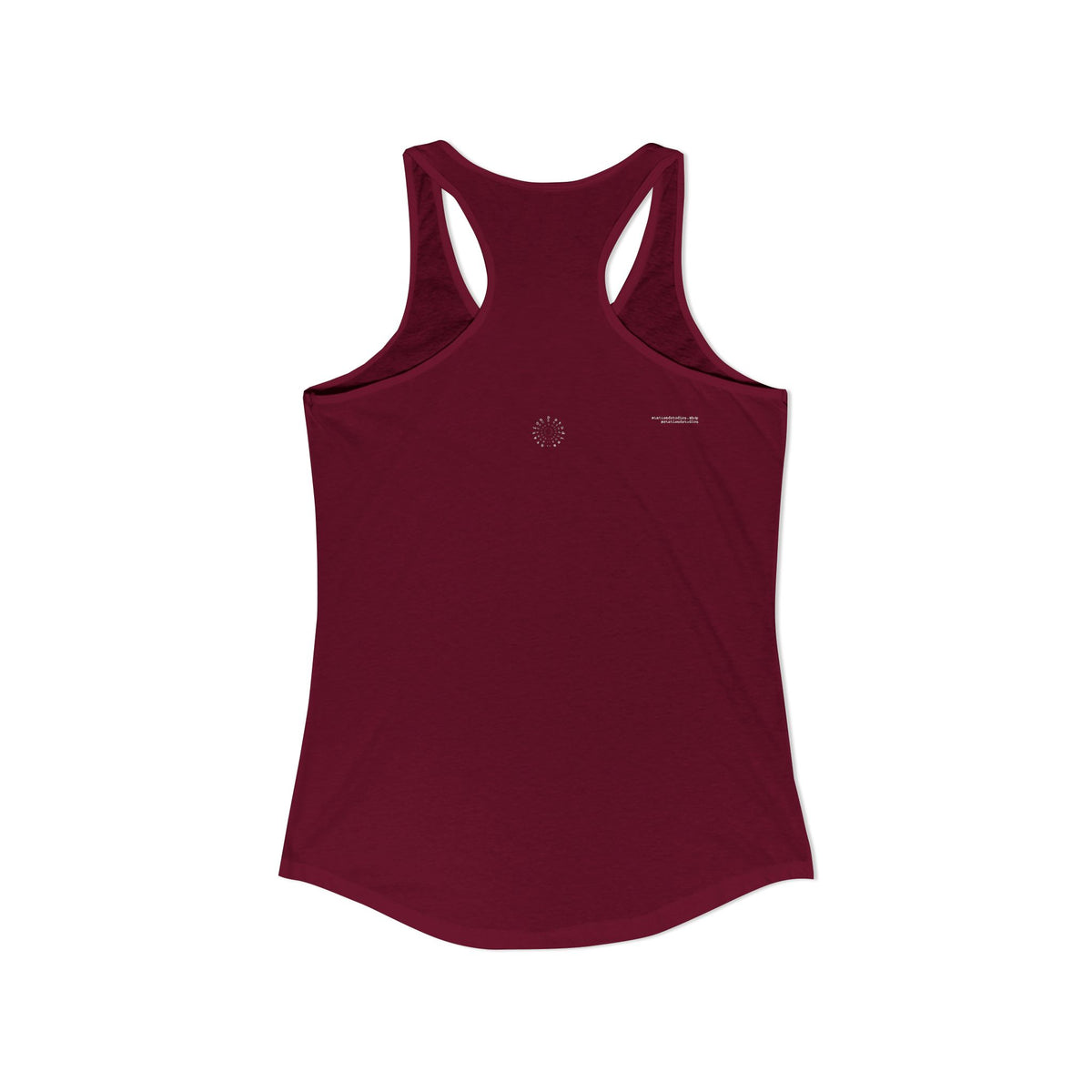 station D studios - Women's Racerback Tank Top, Summer Fitness Top, Casual Workout Tank, Graphic Fitness Shirt, Gift for Active Women