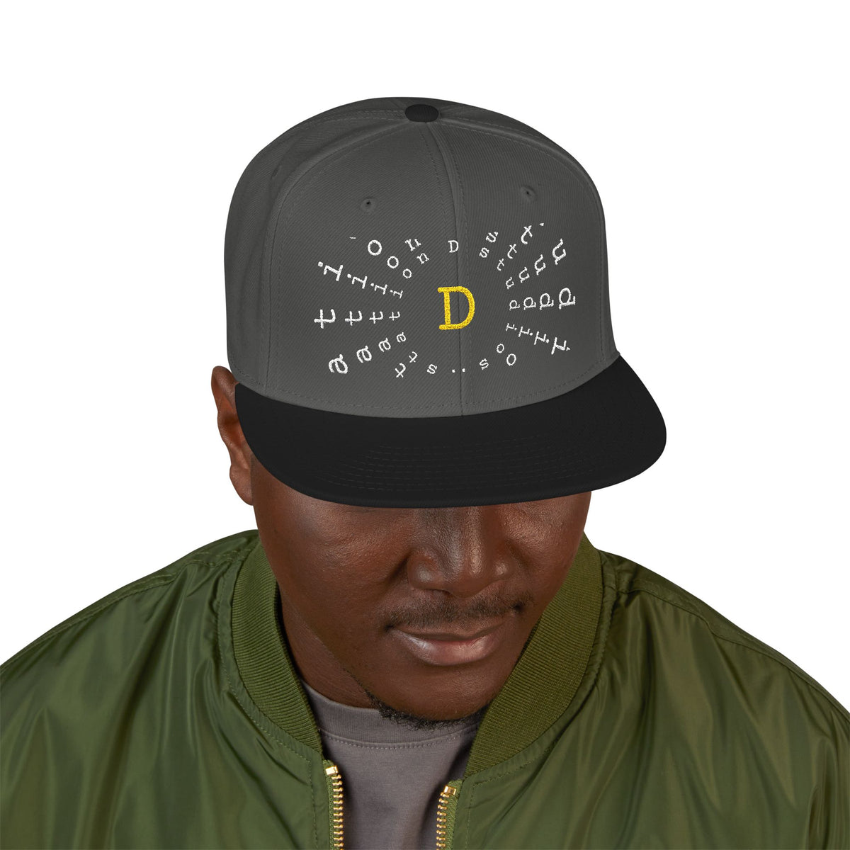station D studios - Stylish Snapback Cap with Custom Embroidery, Trendy Hat, Casual Wear, Gift for Him/Her, Street Style Accessory