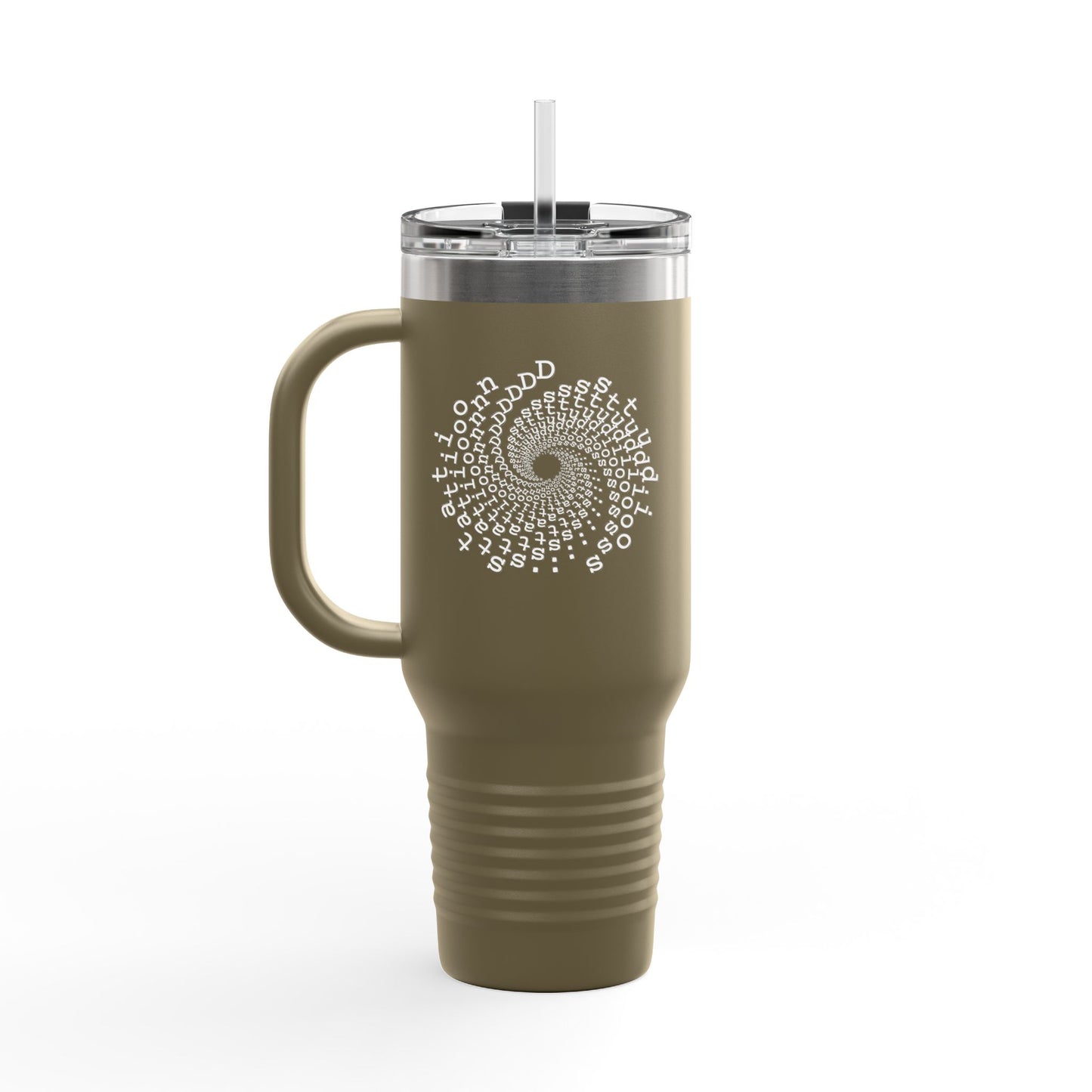 station D studios - Spiral Insulated Travel Mug | 40oz Coffee Cup | Adventure Mug | Personalized Gift | Road Trip Essential | Stainless Steel Tumbler