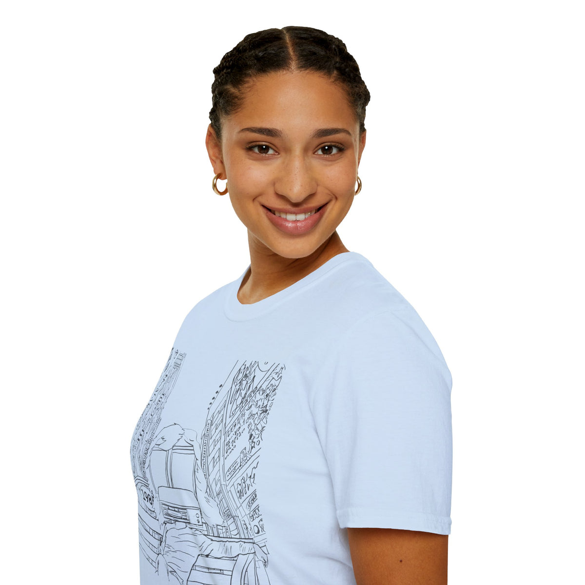 8 Track Player in a Digital World - Unisex Softstyle T-Shirt