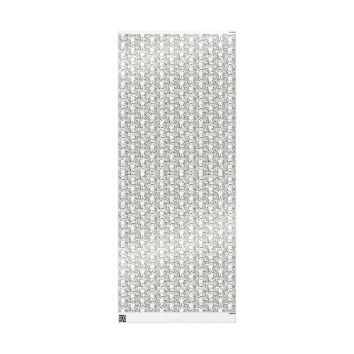Wrapping Paper — Elegant Black & White Architectural Pattern Gift Wrap