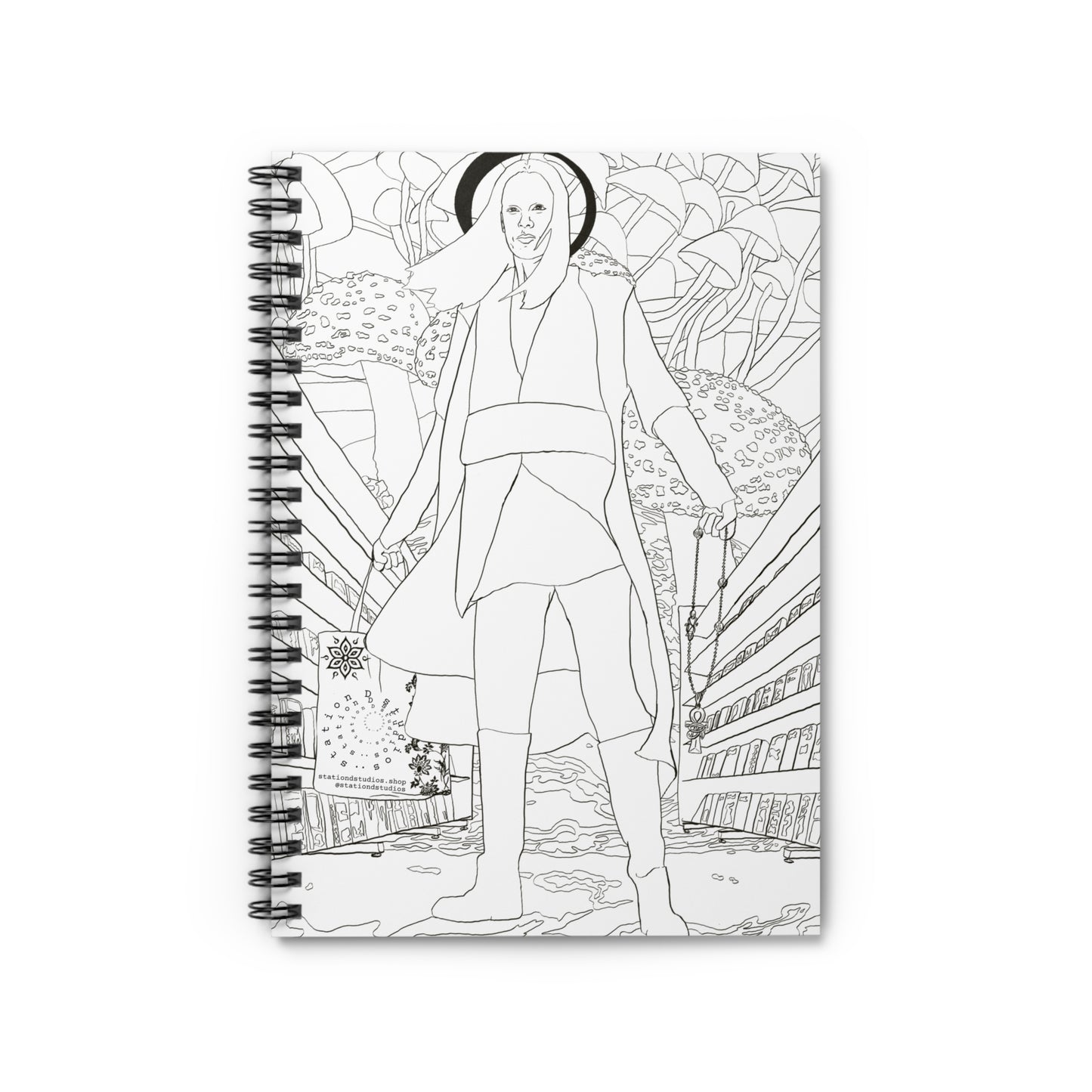 Patron Saint of the Ethereal Spiral - Notebook - Ruled Lined
