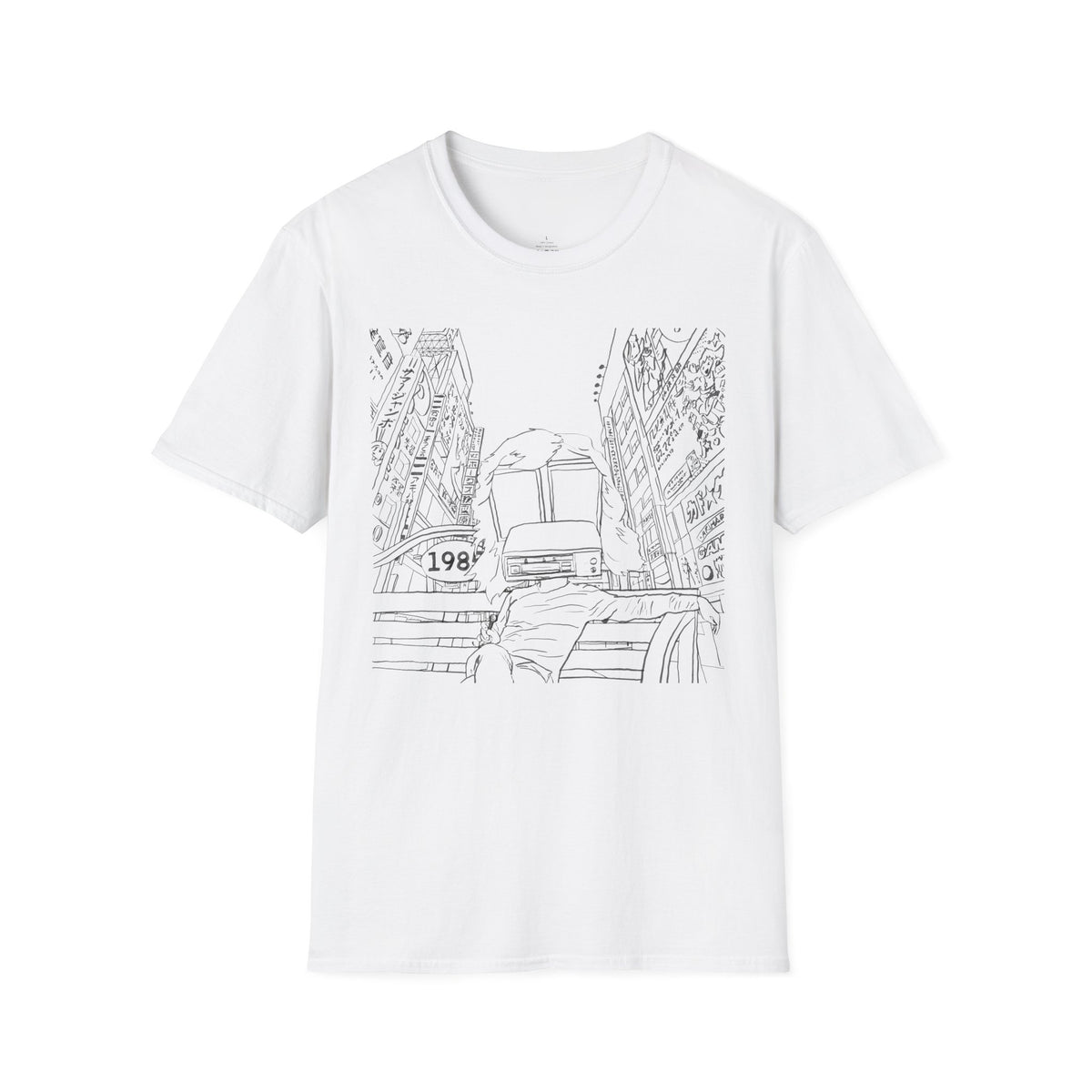 8 Track Player in a Digital World - Unisex Softstyle T-Shirt